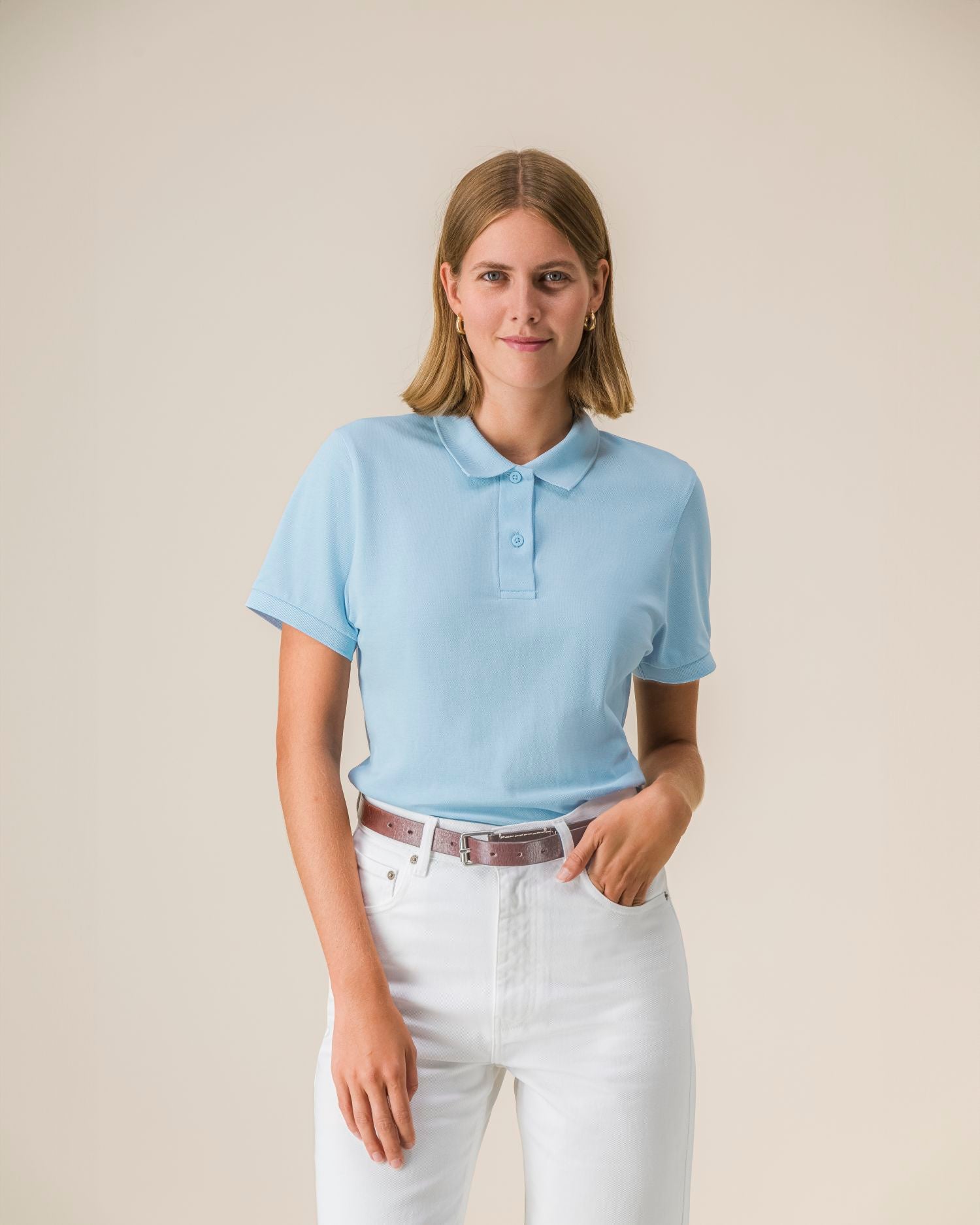 Dames Getailleerd Poloshirt - 185 GSM | Stella Coaster STPW977