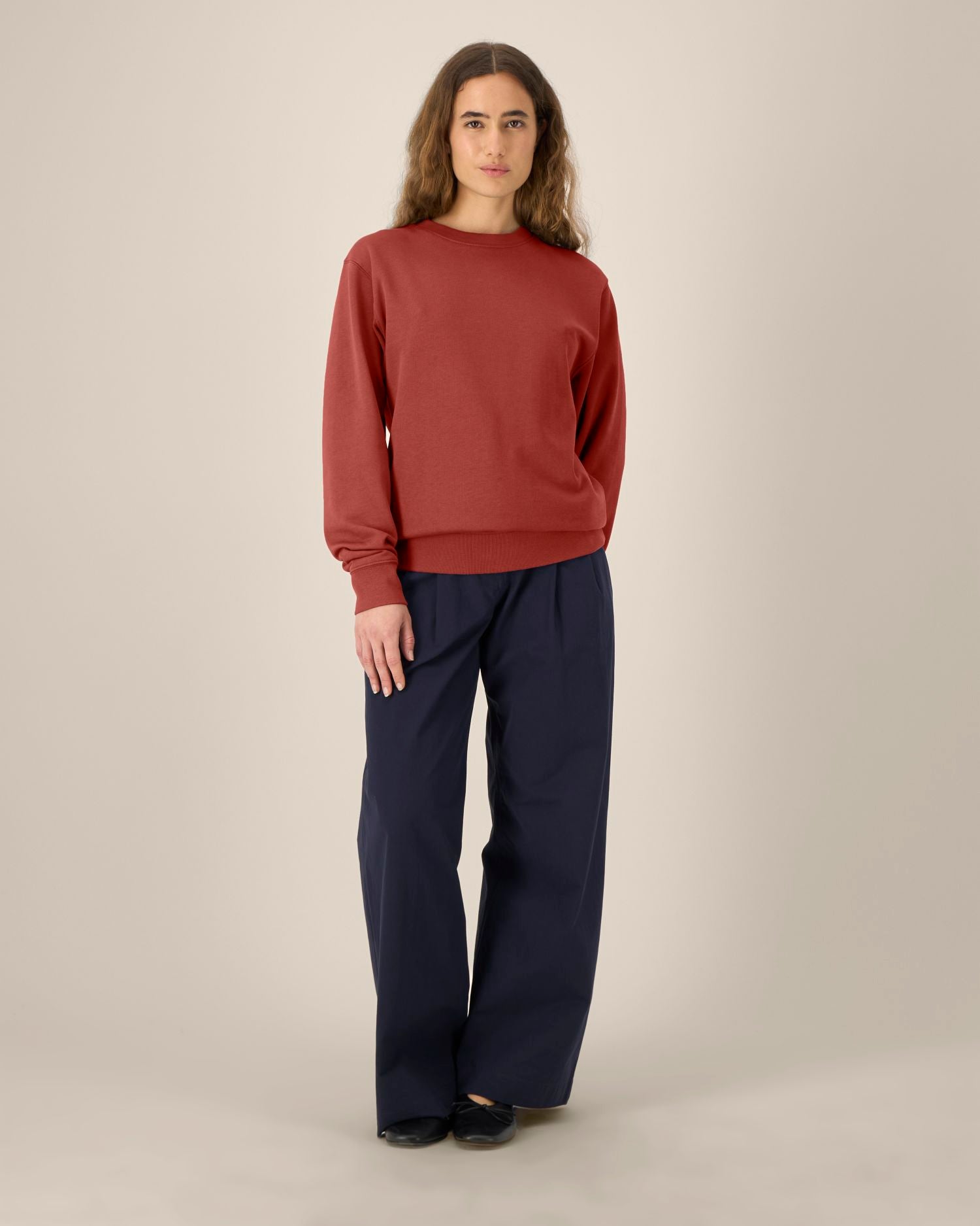 Unisex Crew Neck Sweatshirt - Organic Cotton 350 GSM | STSU178 Changer 2.0