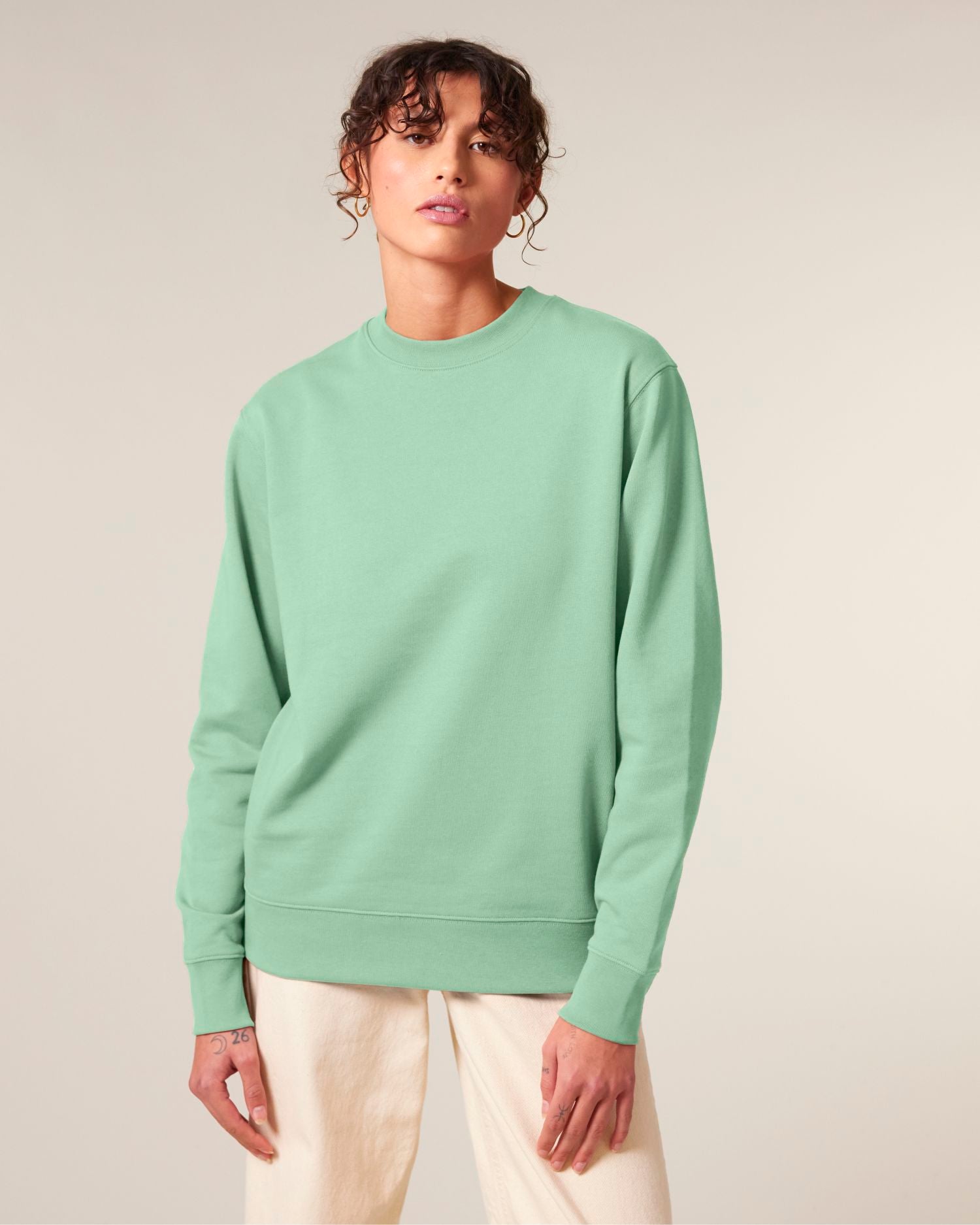 Unisex Crew Neck Sweatshirt - Organic Cotton 350 GSM | STSU178 Changer 2.0