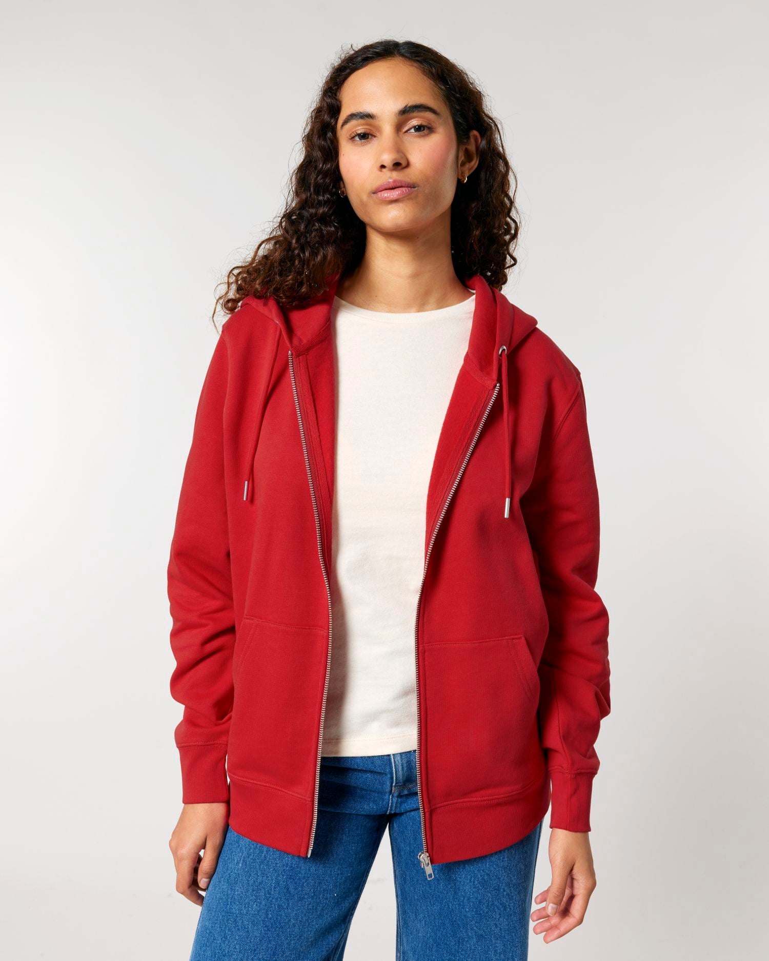 Sweat à capuche zippé unisexe - Coton biologique 350 GSM | Cultivator 2.0 Zipthru STSU179