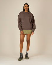 Uniseks Oversized Organisch Katoenen Ronde Hals Sweater - 350 GSM | Radder 2.0 STSU208