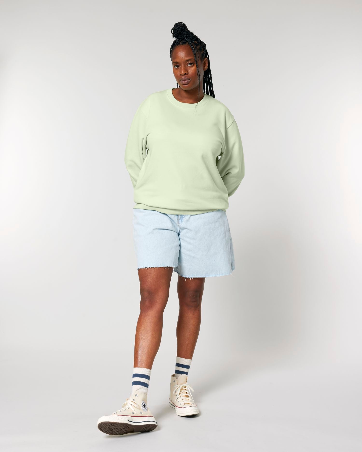 Unisex Organische Medium Fit Crewneck Sweater - 300 g/m² | Matcher STSU799