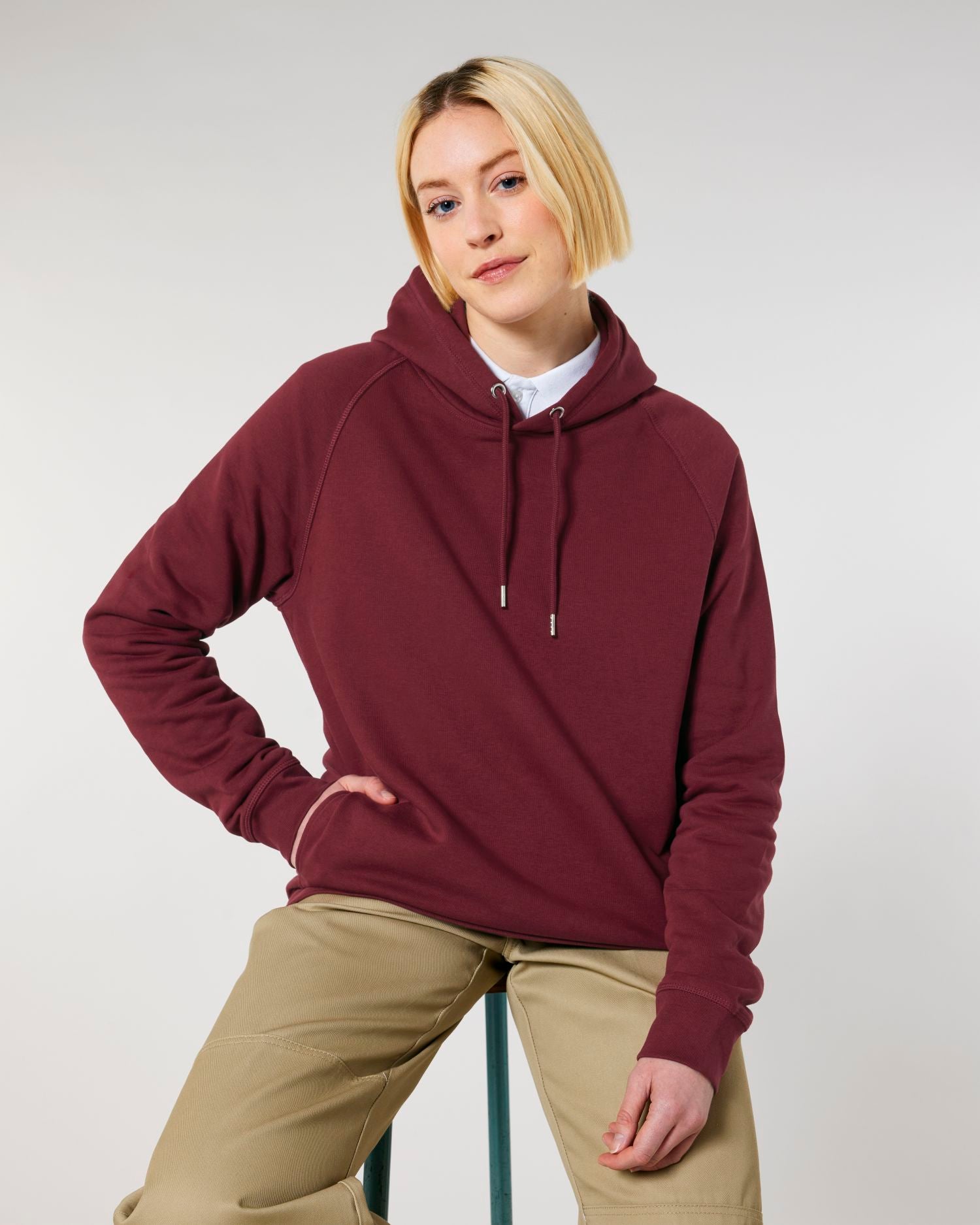 Sweat à Capuche Unisexe en Coton Bio avec Poches Latérales | Sider STSU824