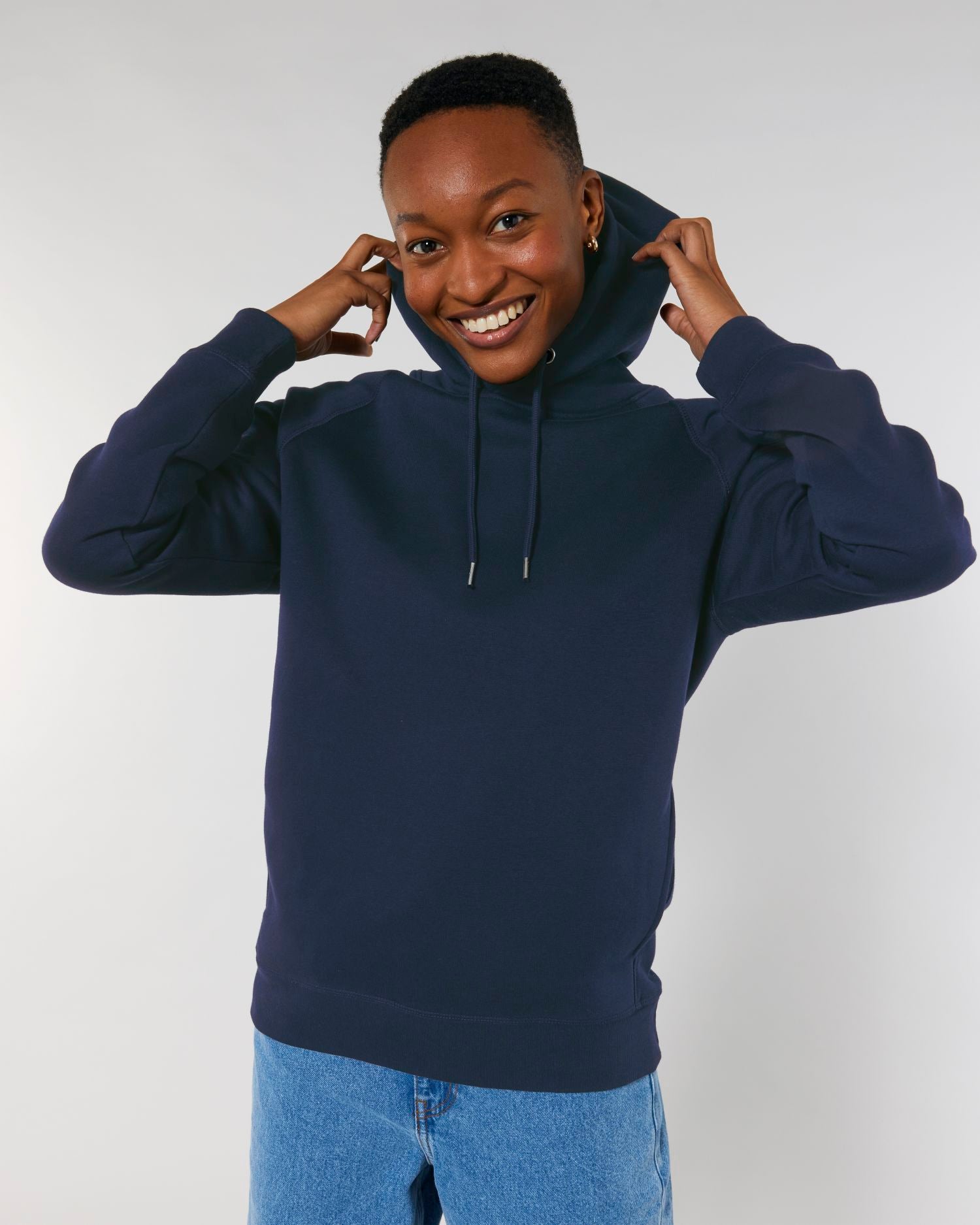Sweat à Capuche Unisexe en Coton Bio avec Poches Latérales | Sider STSU824