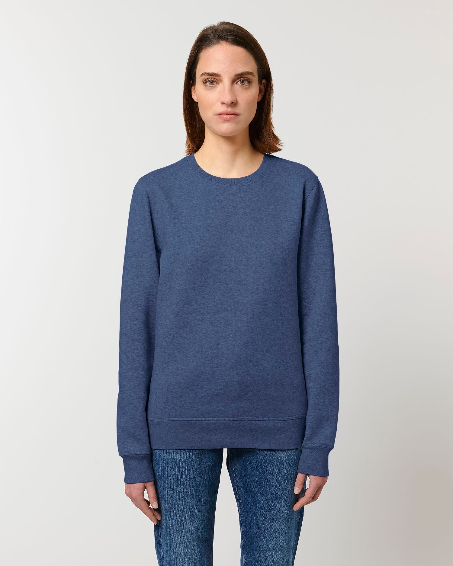 Sudadera de Cuello redondo orgánica unisex de peso medio-ligero - 280 g/m² | Roller STSU868