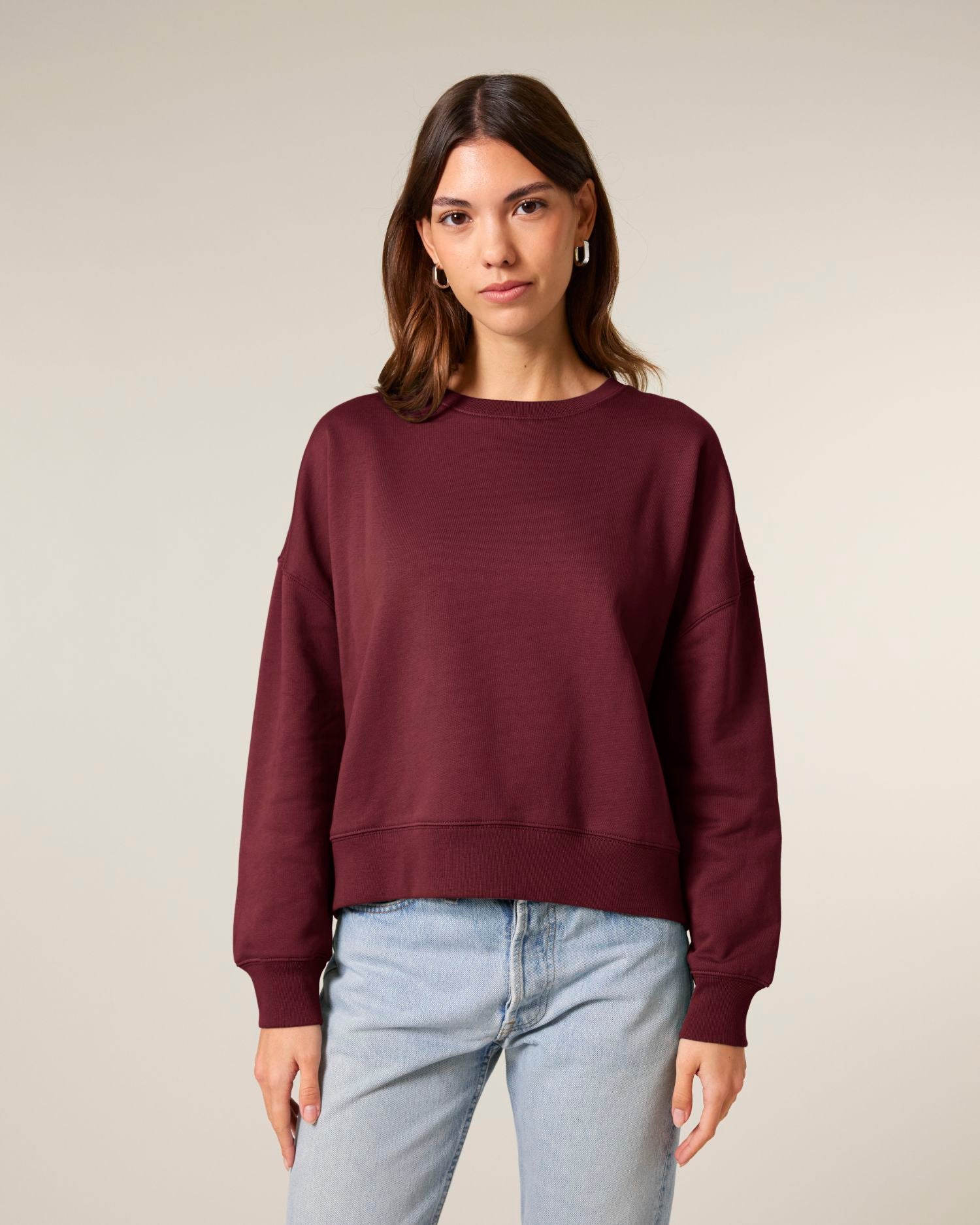 Women’s CrewNeck Sweatshirt - Organic Cotton, 300 GSM | Stella Alma STSW212