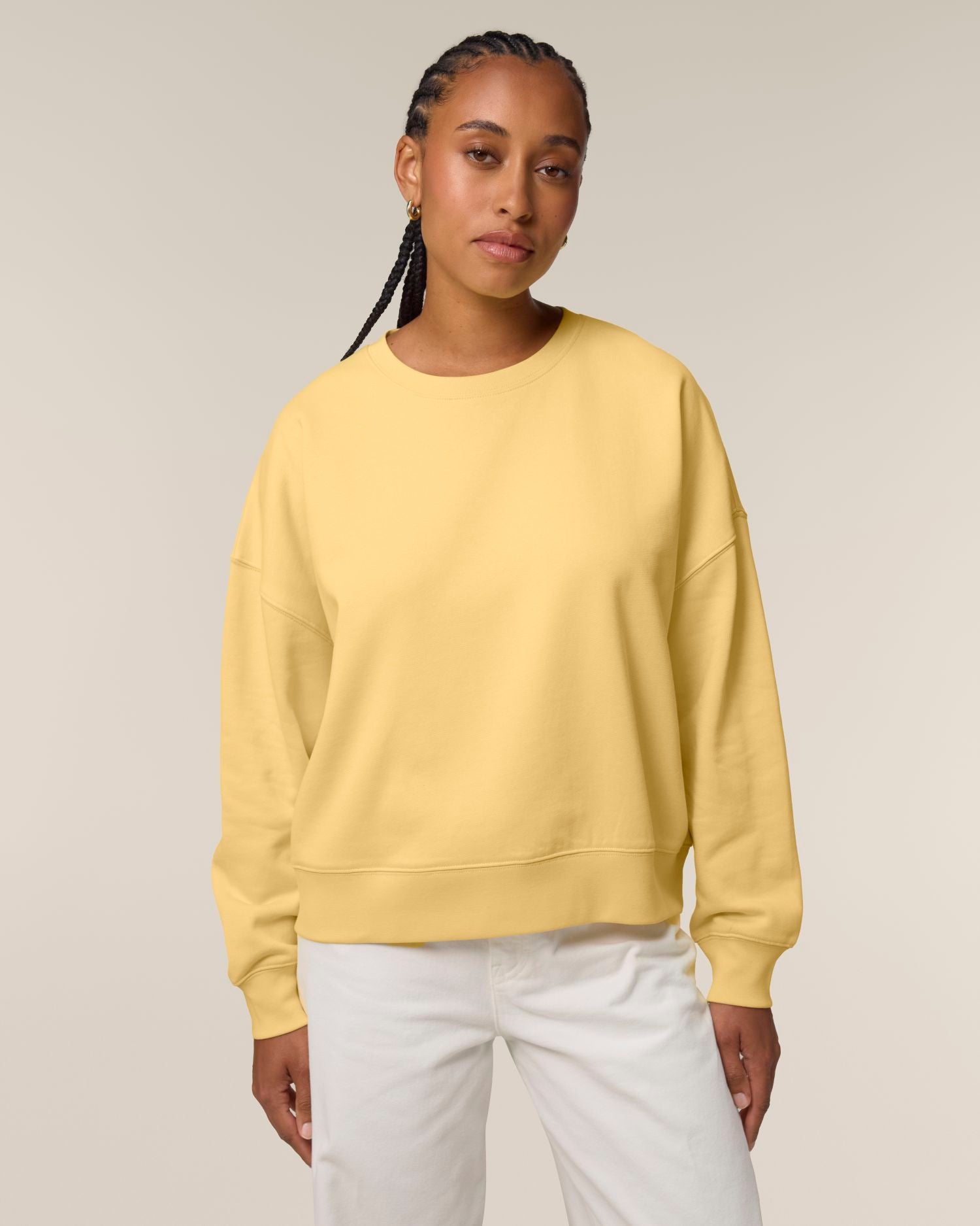 Women’s CrewNeck Sweatshirt - Organic Cotton, 300 GSM | Stella Alma STSW212