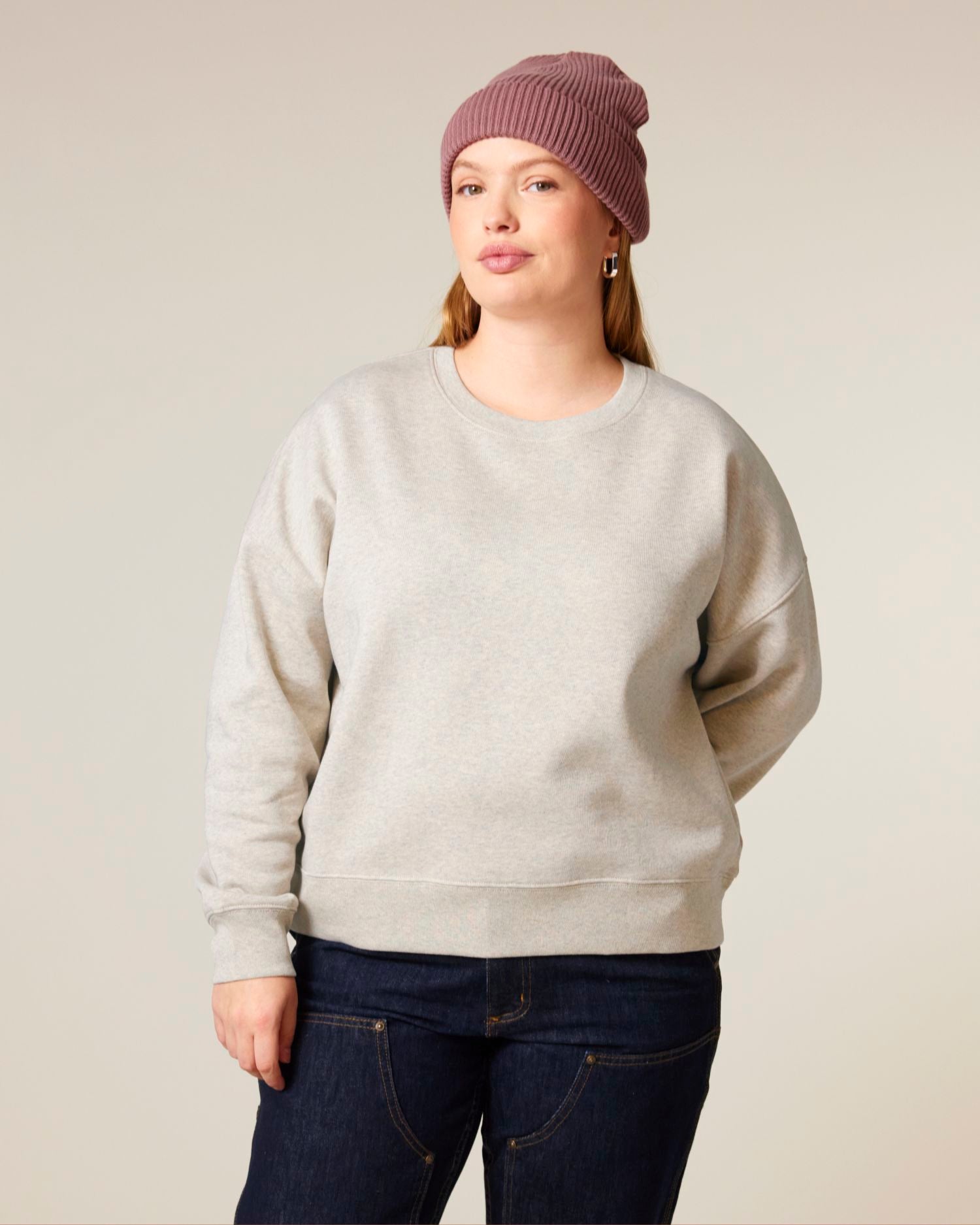 Women’s CrewNeck Sweatshirt - Organic Cotton, 300 GSM | Stella Alma STSW212