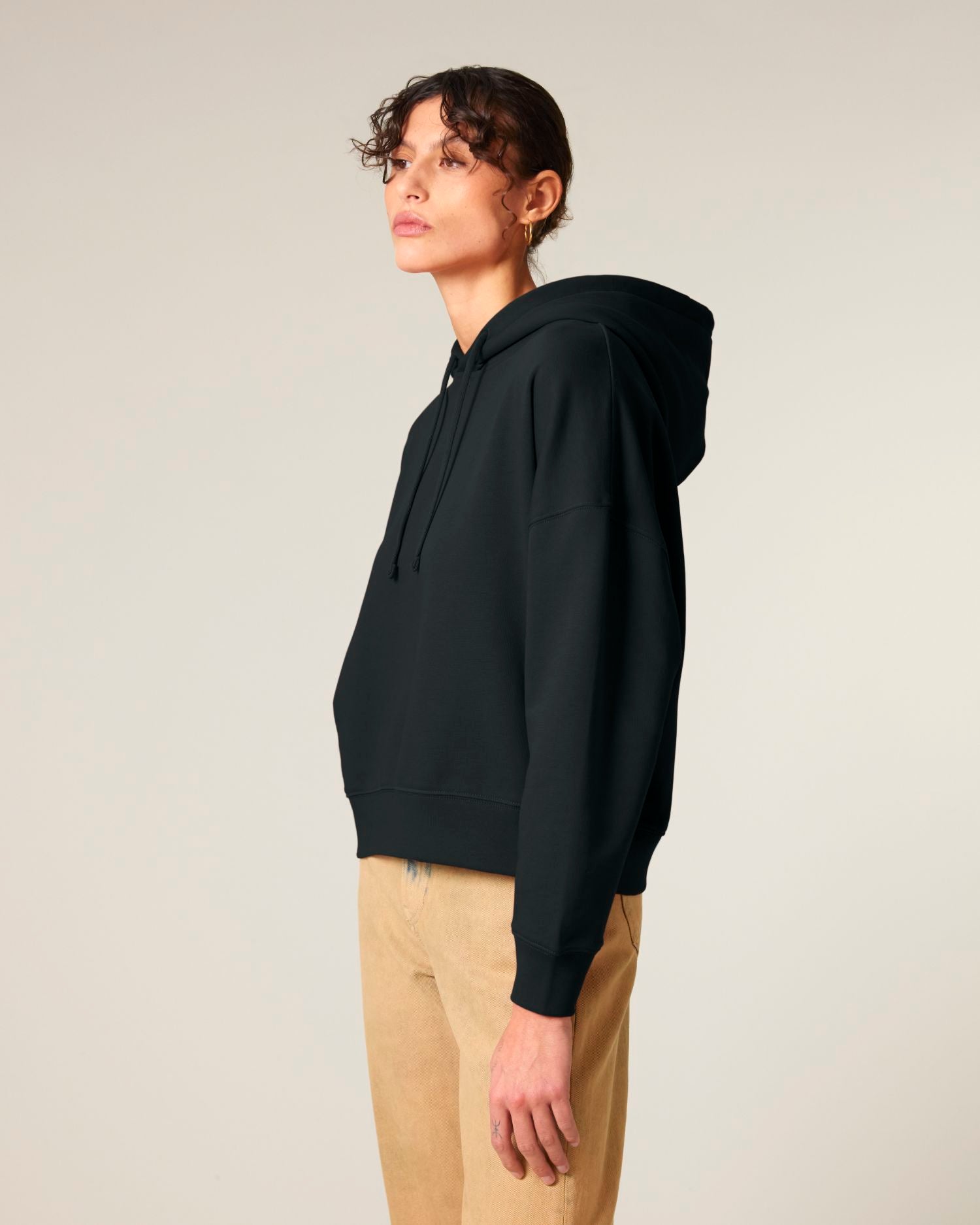 Women's Organic Cotton Hoodie Sweatshirt - 300 GSM | Nora STSW213