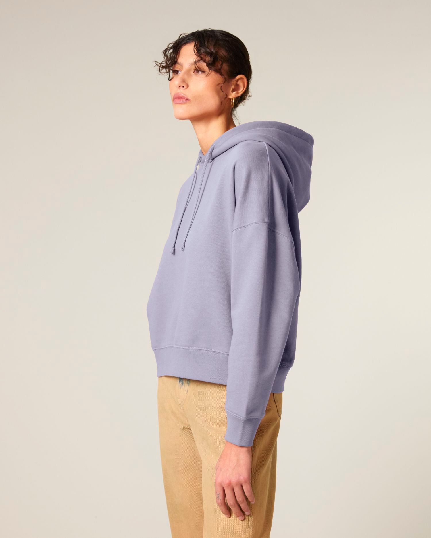 Women's Organic Cotton Hoodie Sweatshirt - 300 GSM | Nora STSW213