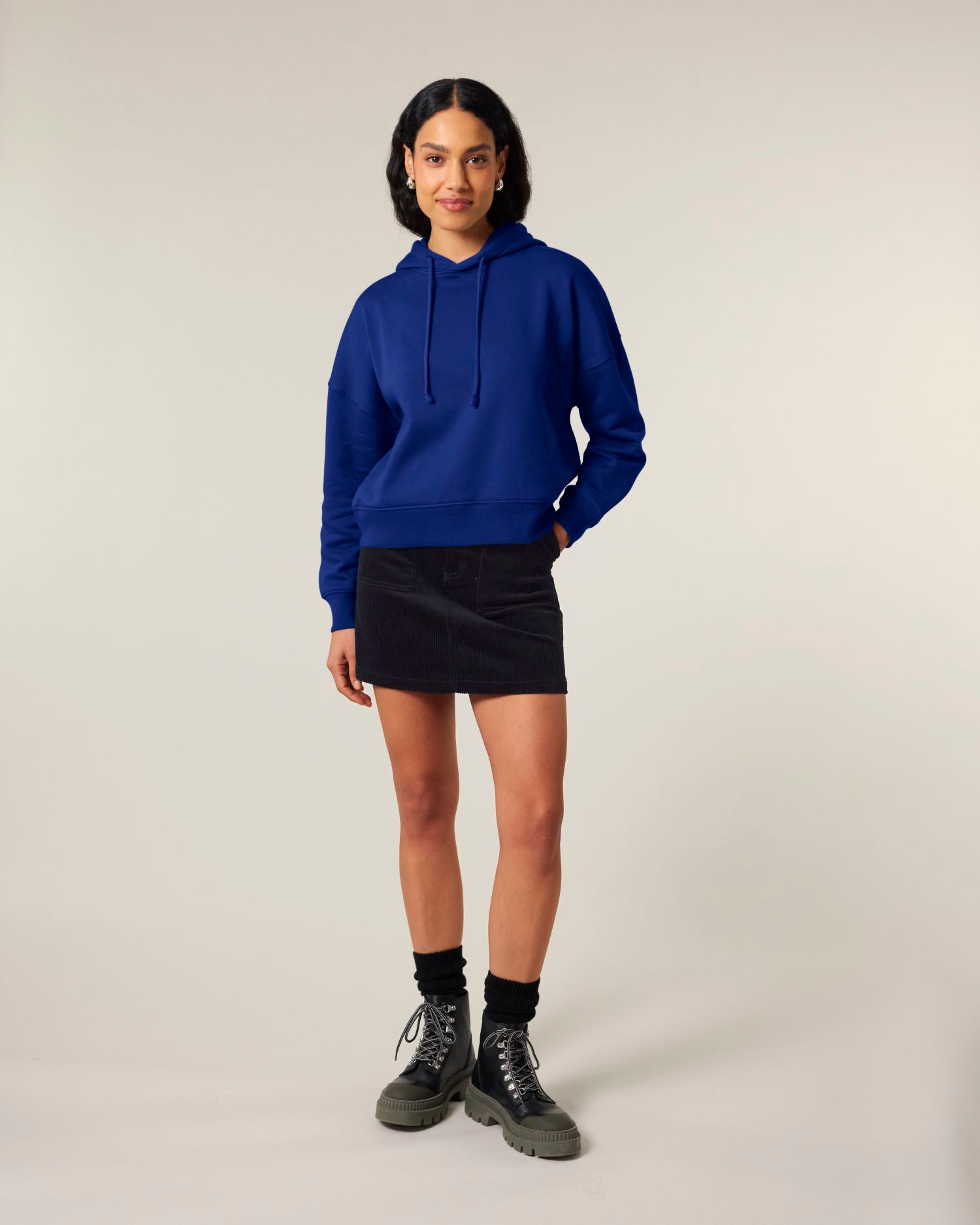 Women's Organic Cotton Hoodie Sweatshirt - 300 GSM | Nora STSW213