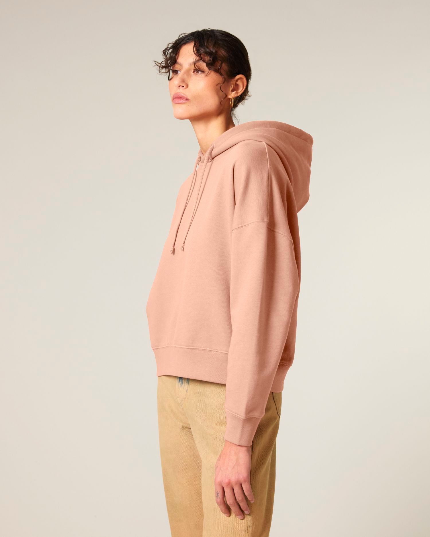 Women's Organic Cotton Hoodie Sweatshirt - 300 GSM | Nora STSW213