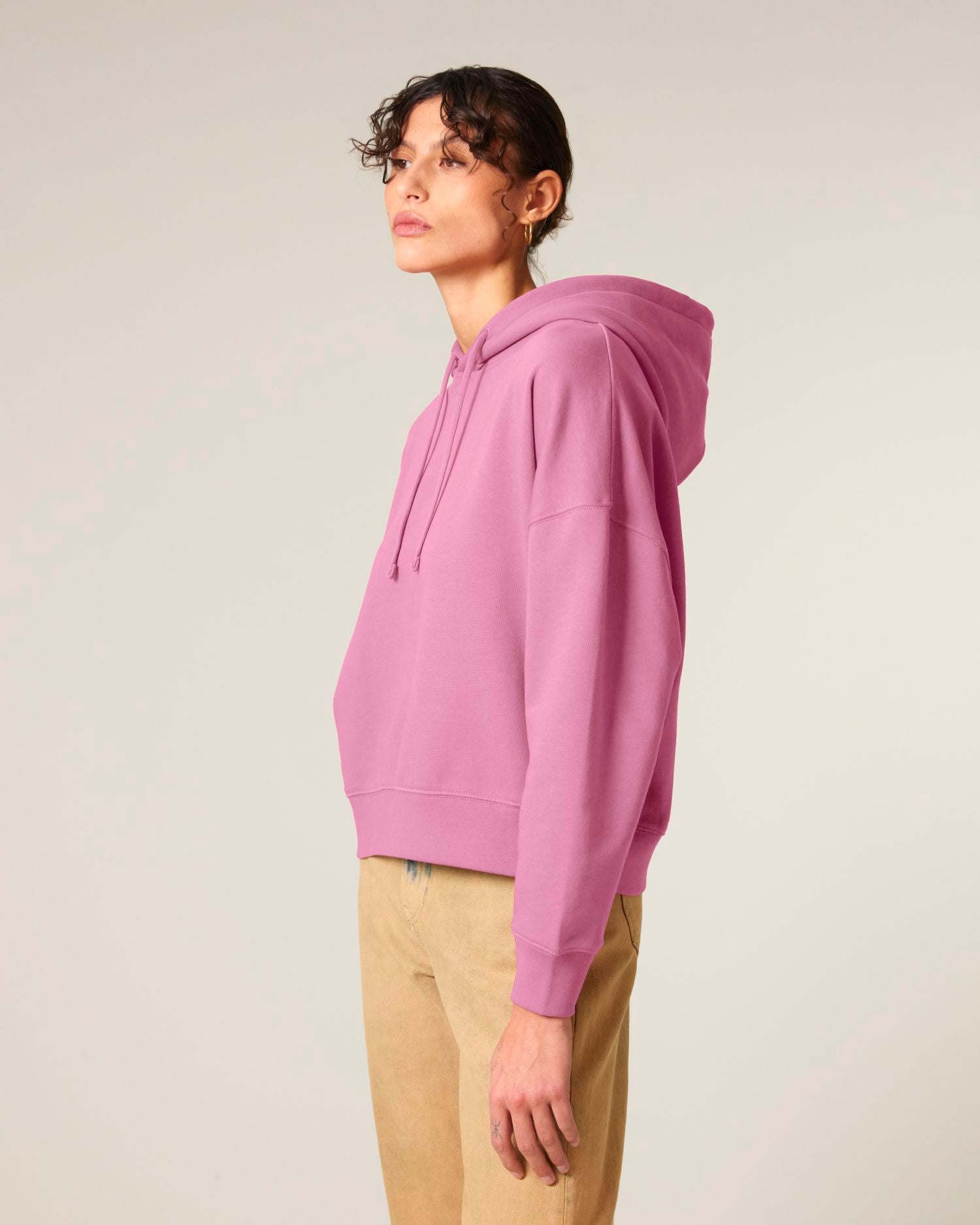 Women's Organic Cotton Hoodie Sweatshirt - 300 GSM | Nora STSW213