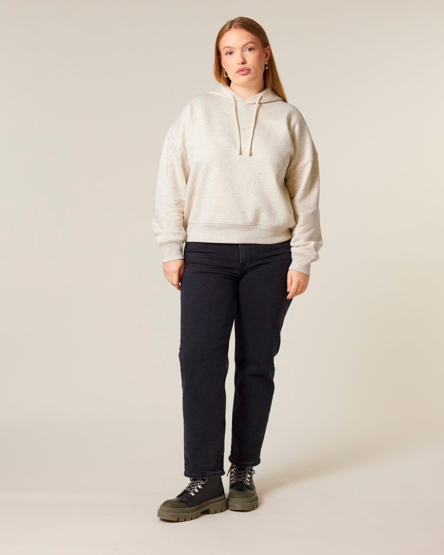 Damen-Hoodie-Sweatshirt aus Bio-Baumwolle - 300 GSM | Nora STSW213
