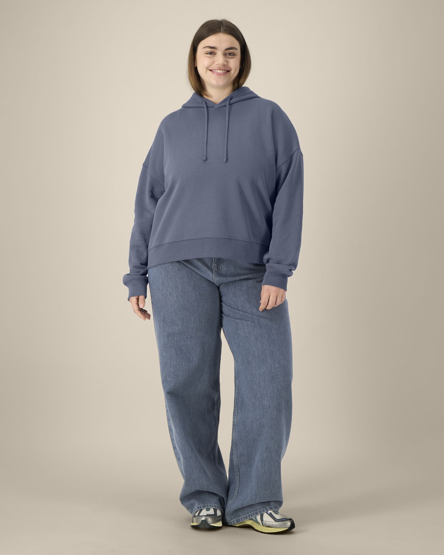 Women's Organic Cotton Hoodie Sweatshirt - 300 GSM | Nora STSW213