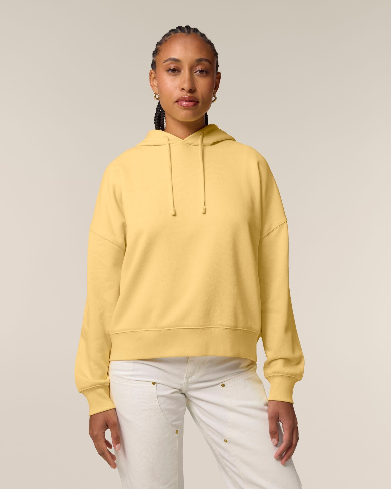 Women's Organic Cotton Hoodie Sweatshirt - 300 GSM | Nora STSW213