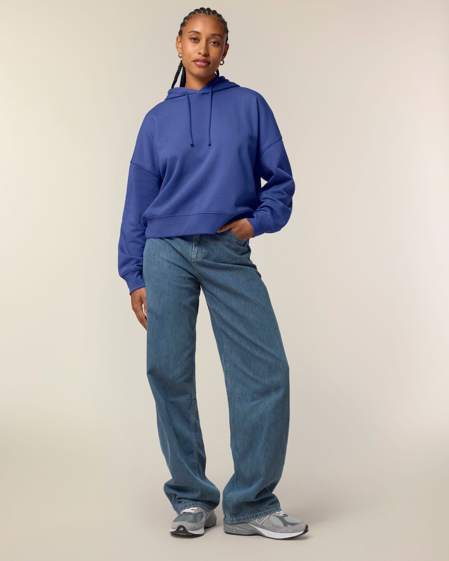 Women's Organic Cotton Hoodie Sweatshirt - 300 GSM | Nora STSW213