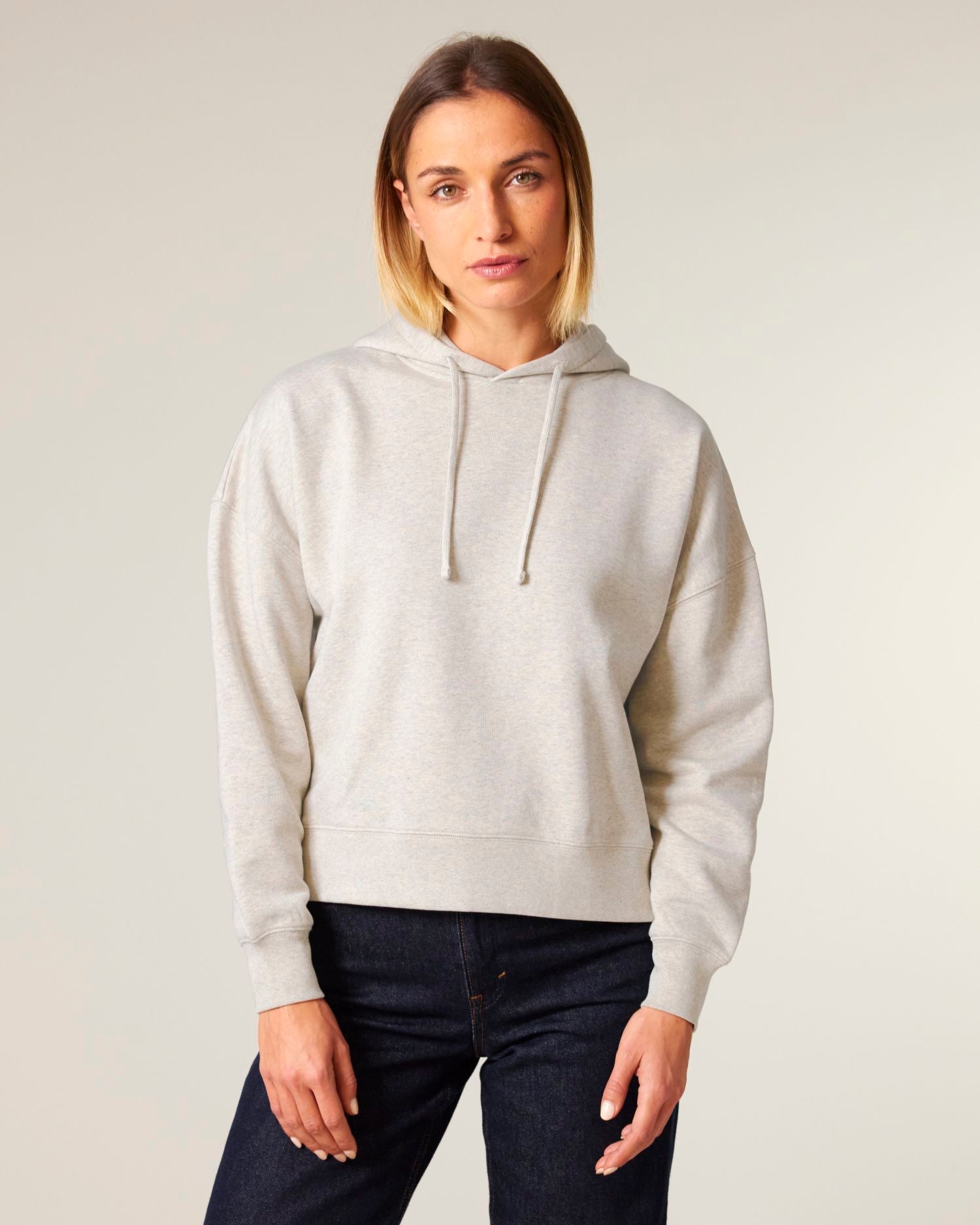 Women's Organic Cotton Hoodie Sweatshirt - 300 GSM | Nora STSW213