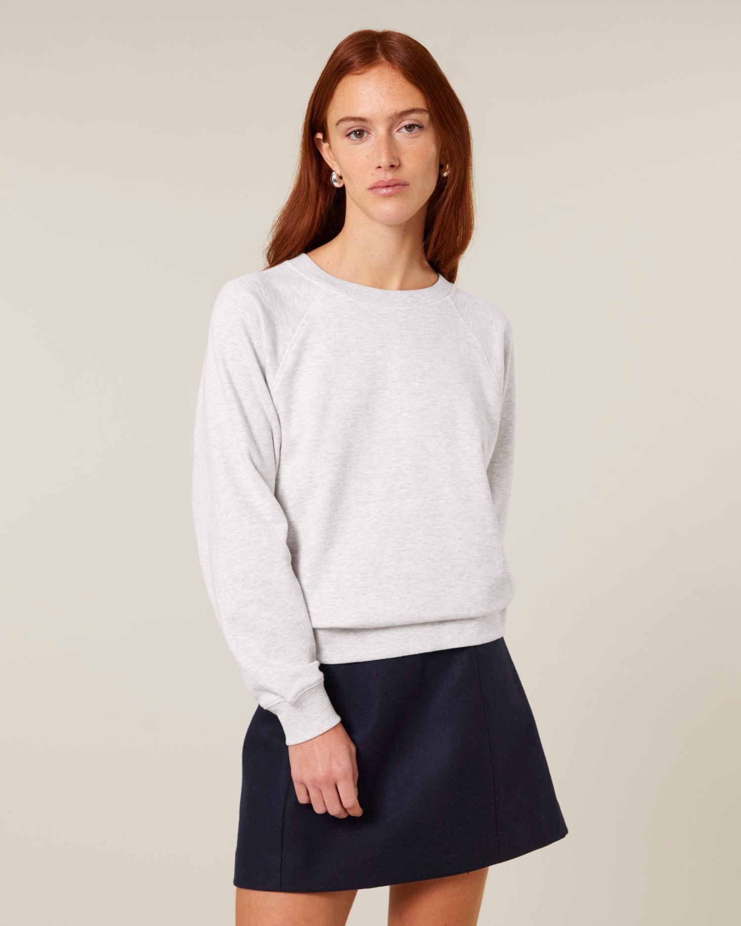 Dames Organic Cotton Raglan Sweatshirt - 300 GSM | Clara STSW217