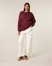 Women's Oversized Organic Cotton Crew Neck Sweatshirt - 300 GSM | Stella Paloma STSW218