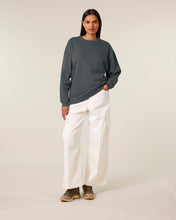 Women's Oversized Organic Cotton Crew Neck Sweatshirt - 300 GSM | Stella Paloma STSW218