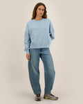 Garment-dyed Sweatshirt mit Rundhalsausschnitt für Damen – 320 g/m² | Stella Alma Vintage – STSW284