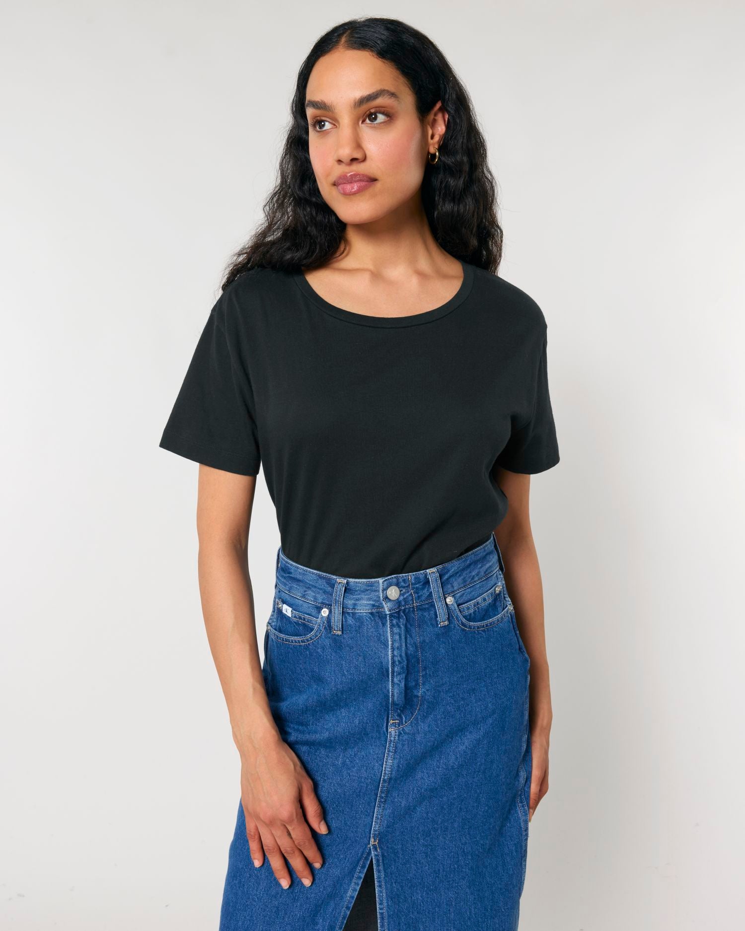 Women's Organic Cotton Scoop Neck T-Shirt - 155 GSM | Stella Serena STTW173