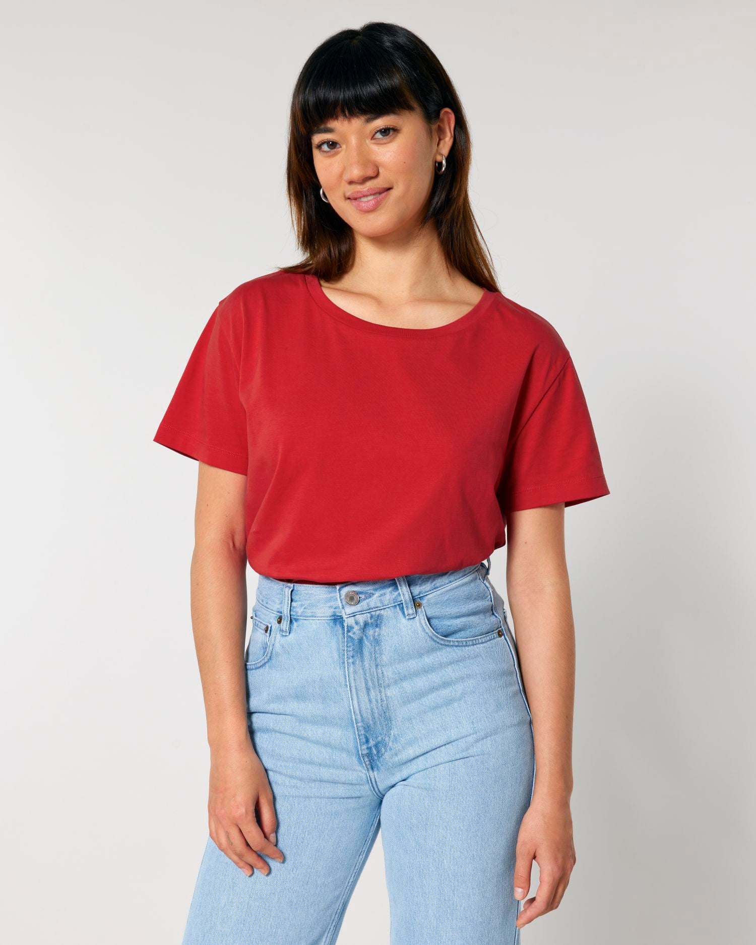 Women's Organic Cotton Scoop Neck T-Shirt - 155 GSM | Stella Serena STTW173