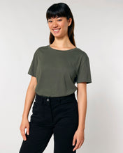 Women's Organic Cotton Scoop Neck T-Shirt - 155 GSM | Stella Serena STTW173