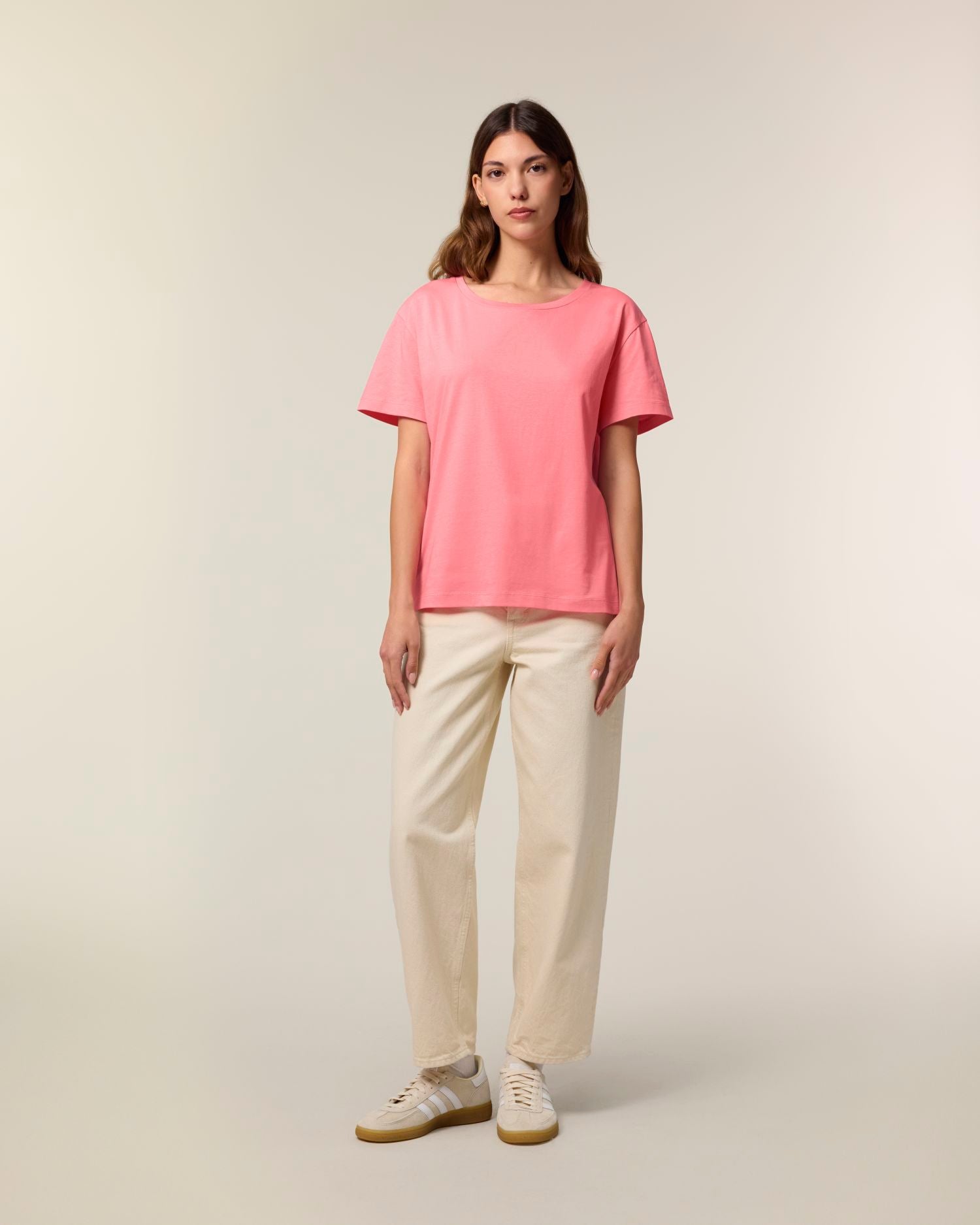 Women's Organic Cotton Scoop Neck T-Shirt - 155 GSM | Stella Serena STTW173