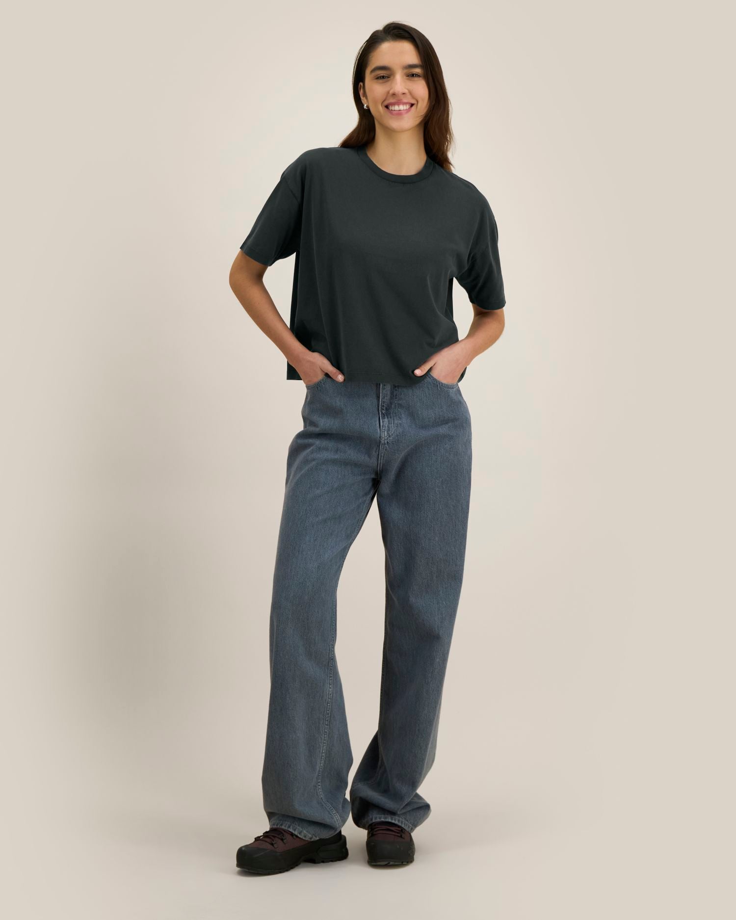 Stückgefärbtes, kastig geschnittenes Damen-T-Shirt – 155 g/m² | Stella Nova Vintage – STTW283