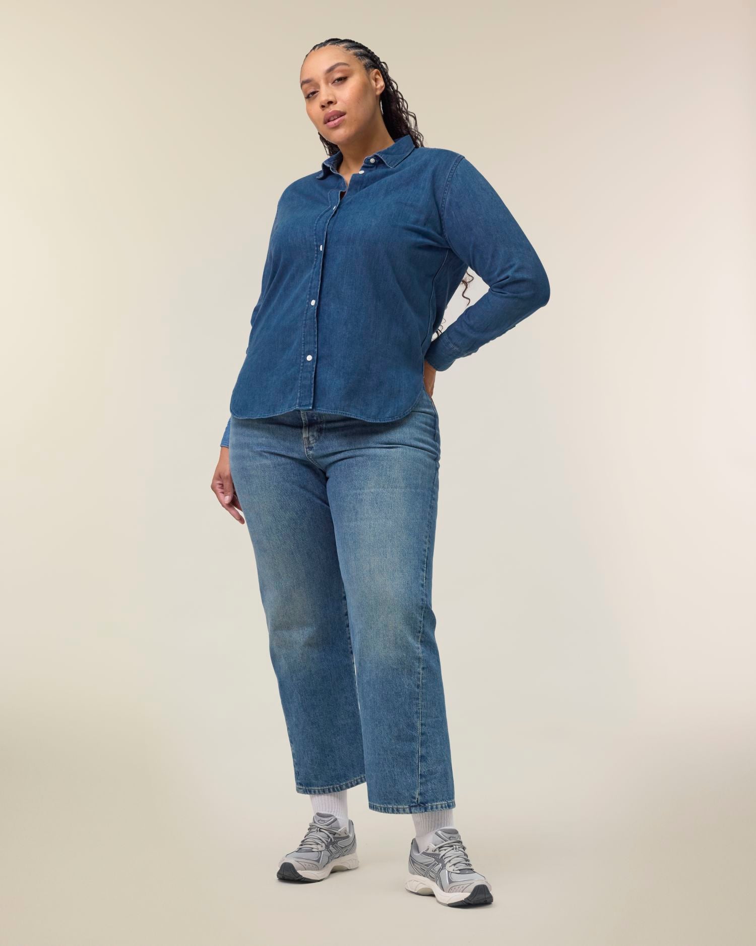 Camisa vaquera de mujer – 235 GSM | Stella STWW970