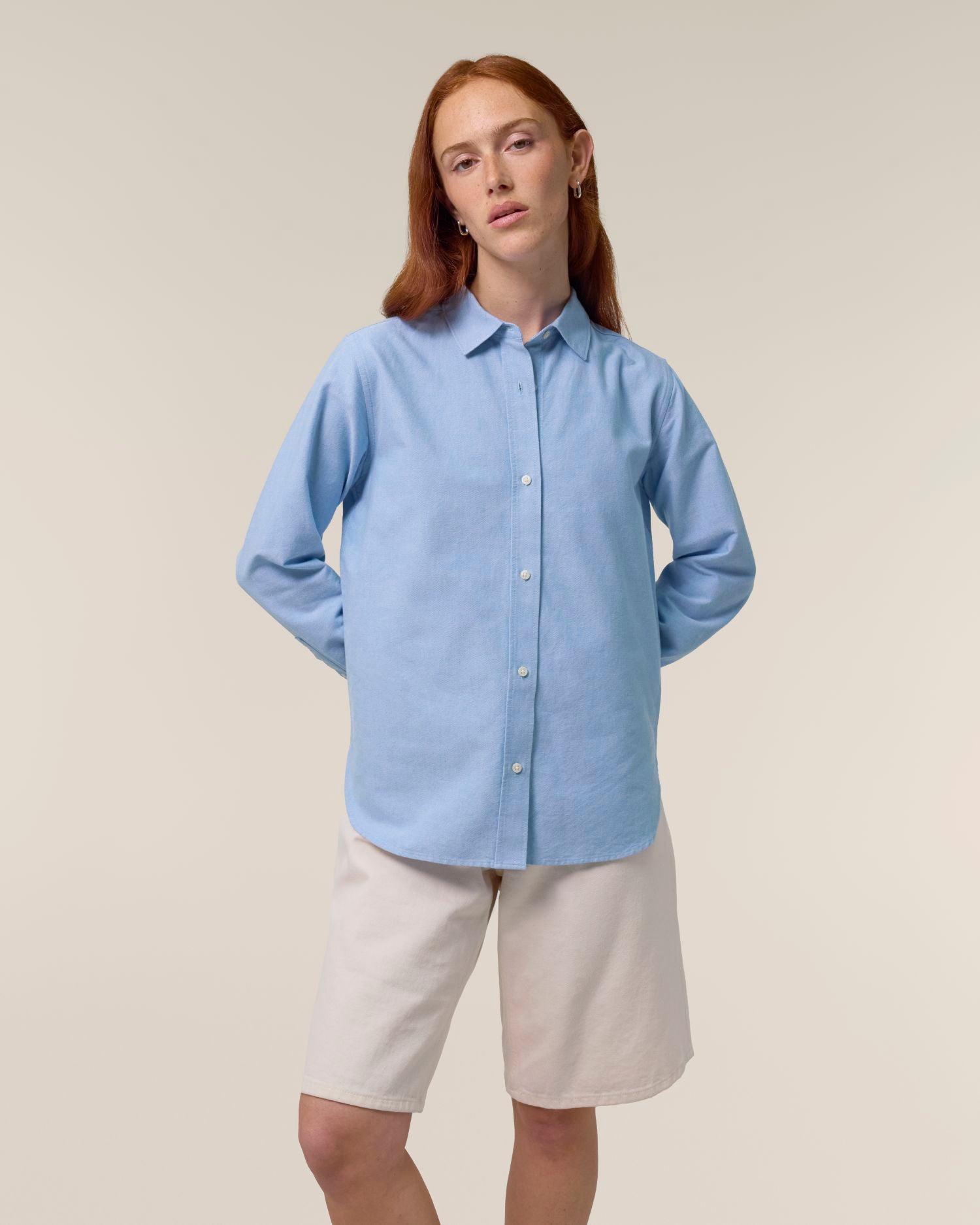 Camisa Oxford para Mujer - 190 GSM | Camisa Stella Oxford STWW971