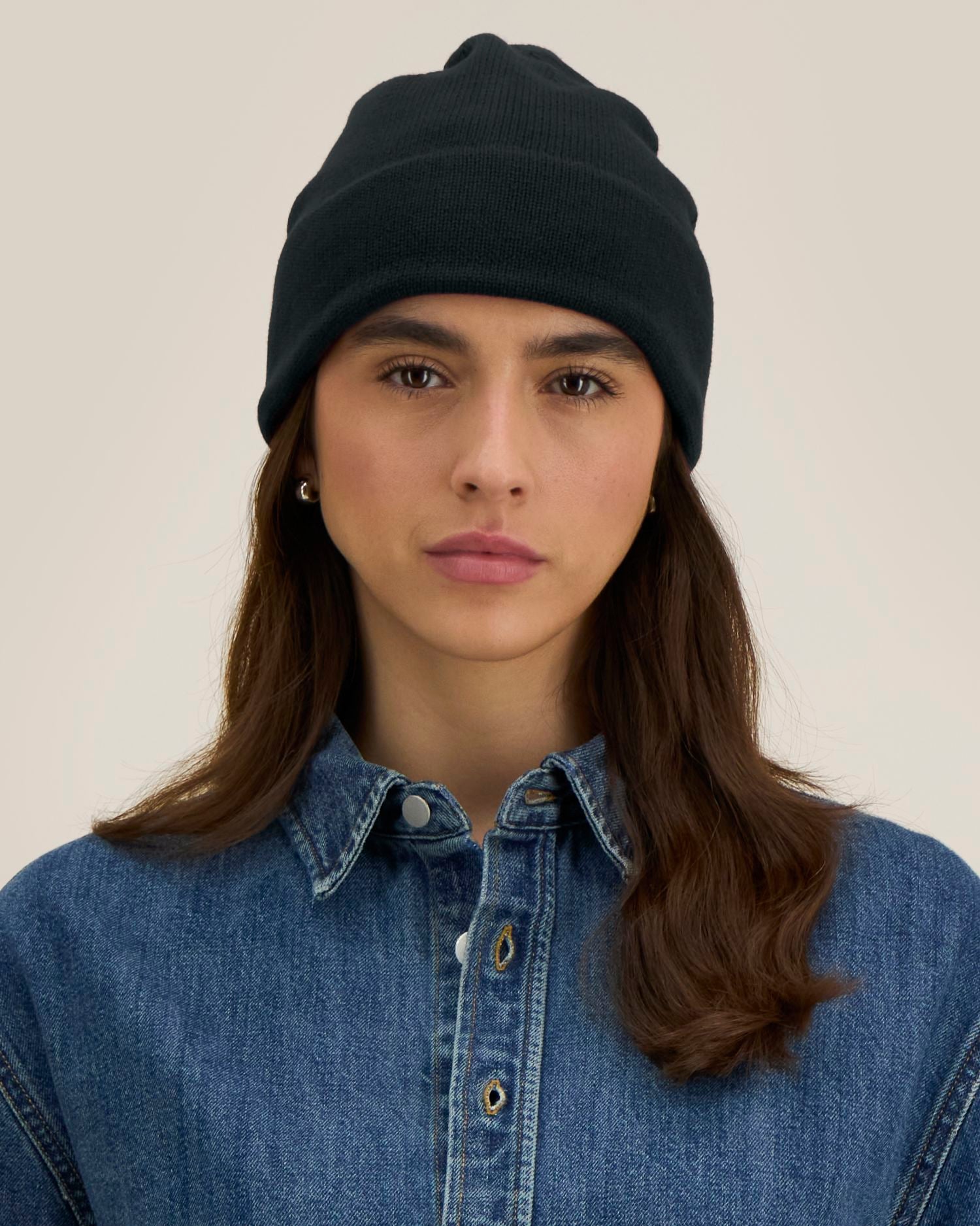 Unisex Fleece-Lined Organic Cotton Beanie | Fielder - STAU297