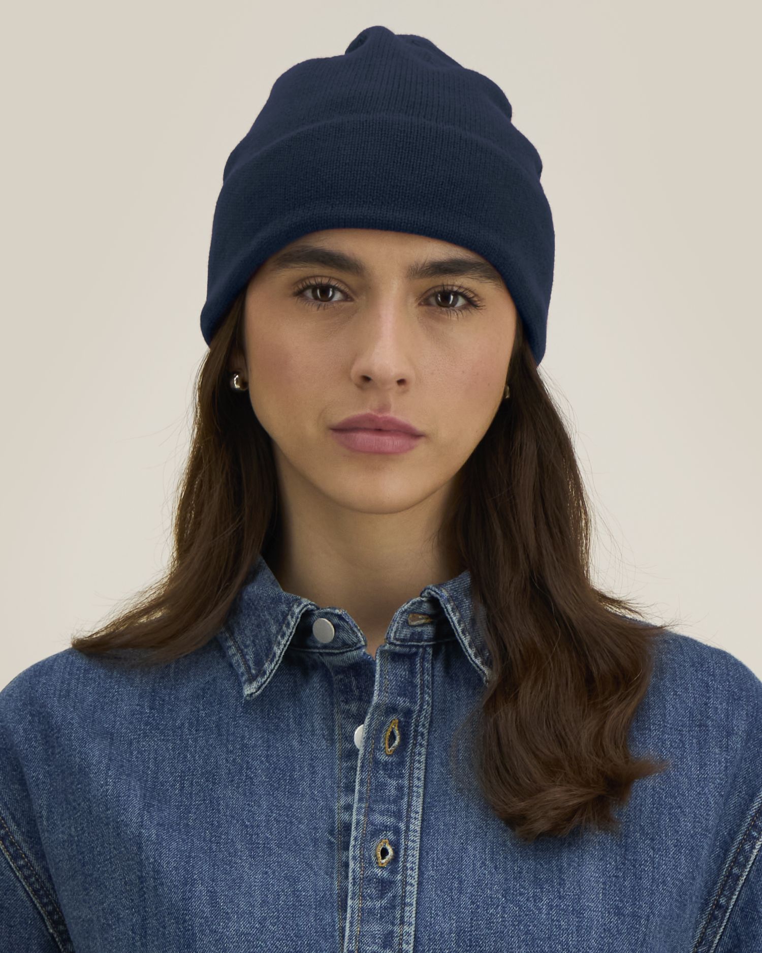 Unisex Fleece-Lined Organic Cotton Beanie | Fielder - STAU297