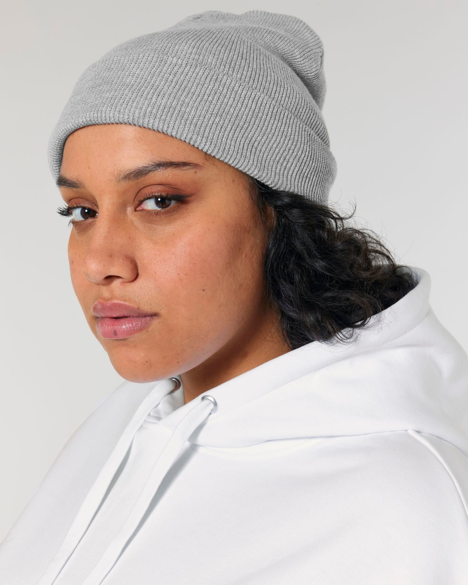 Organic & Recycled Two-Layer Beanie | Rib Beanie STAU772