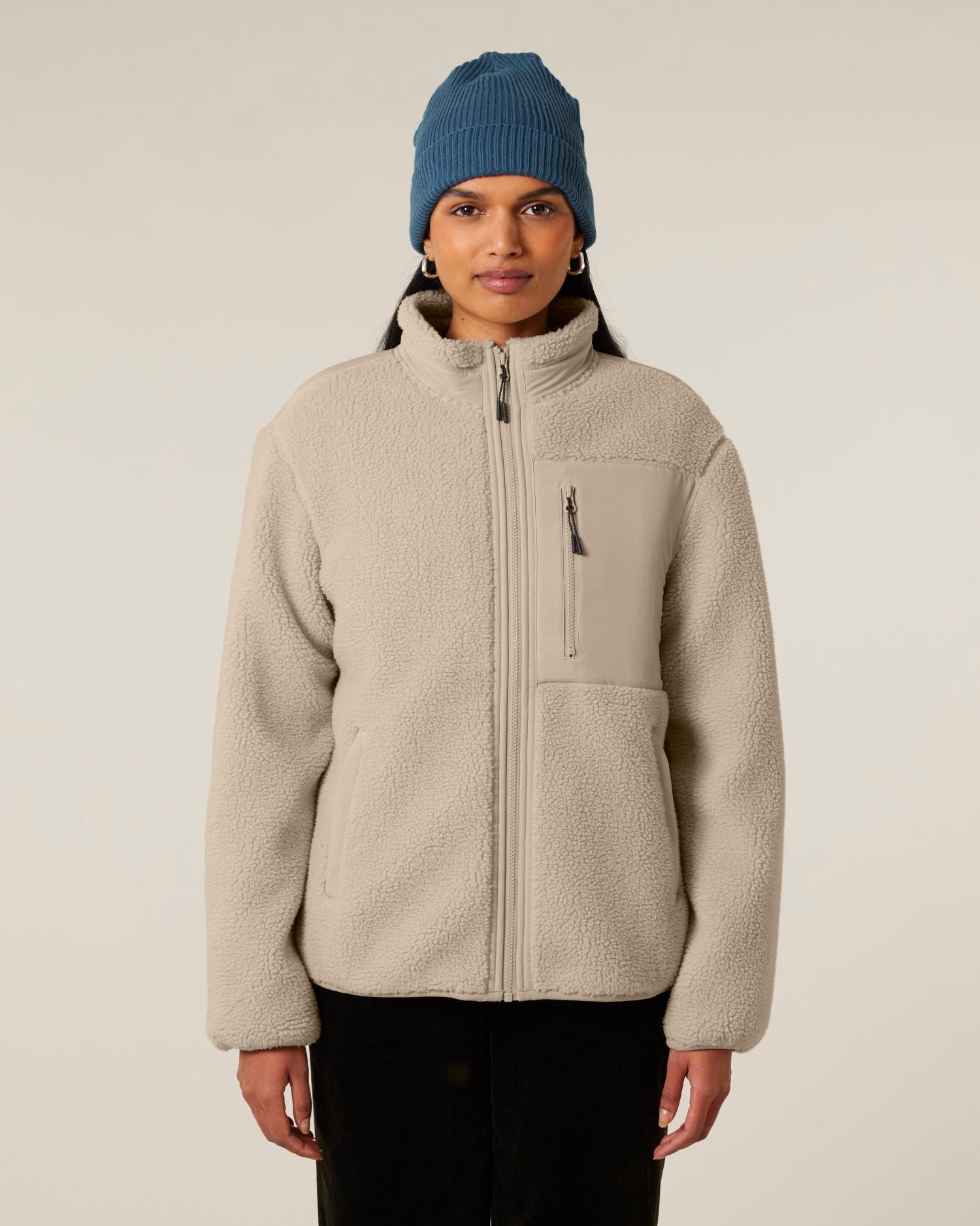 Chaqueta Unisex de Sherpa Reciclada - 450 GSM | Brooker STJU248