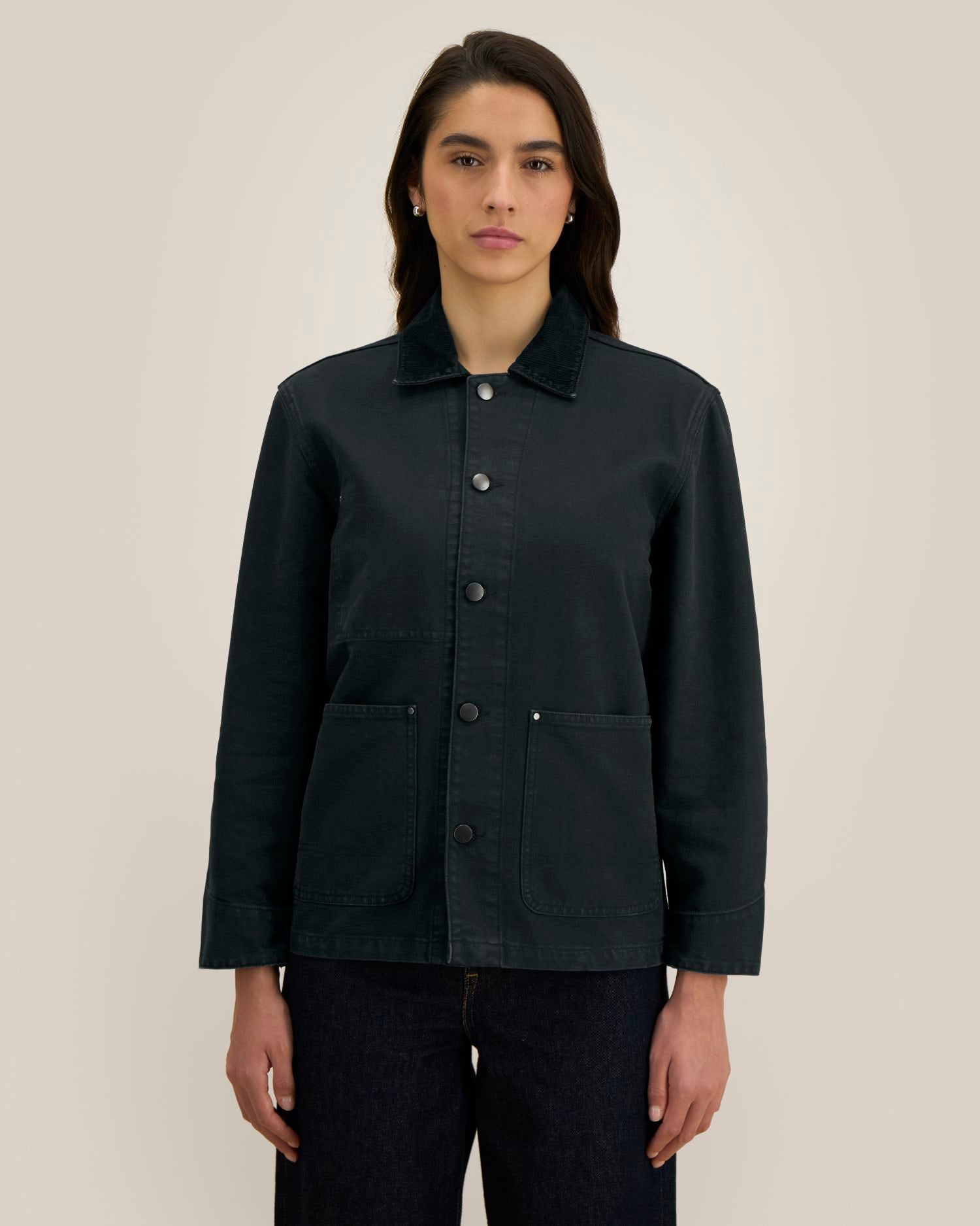 Unisex-Jacke aus stückgefärbtem Baumwoll-Canvas – 379 GSM | Arbeitsjacke – STJU294