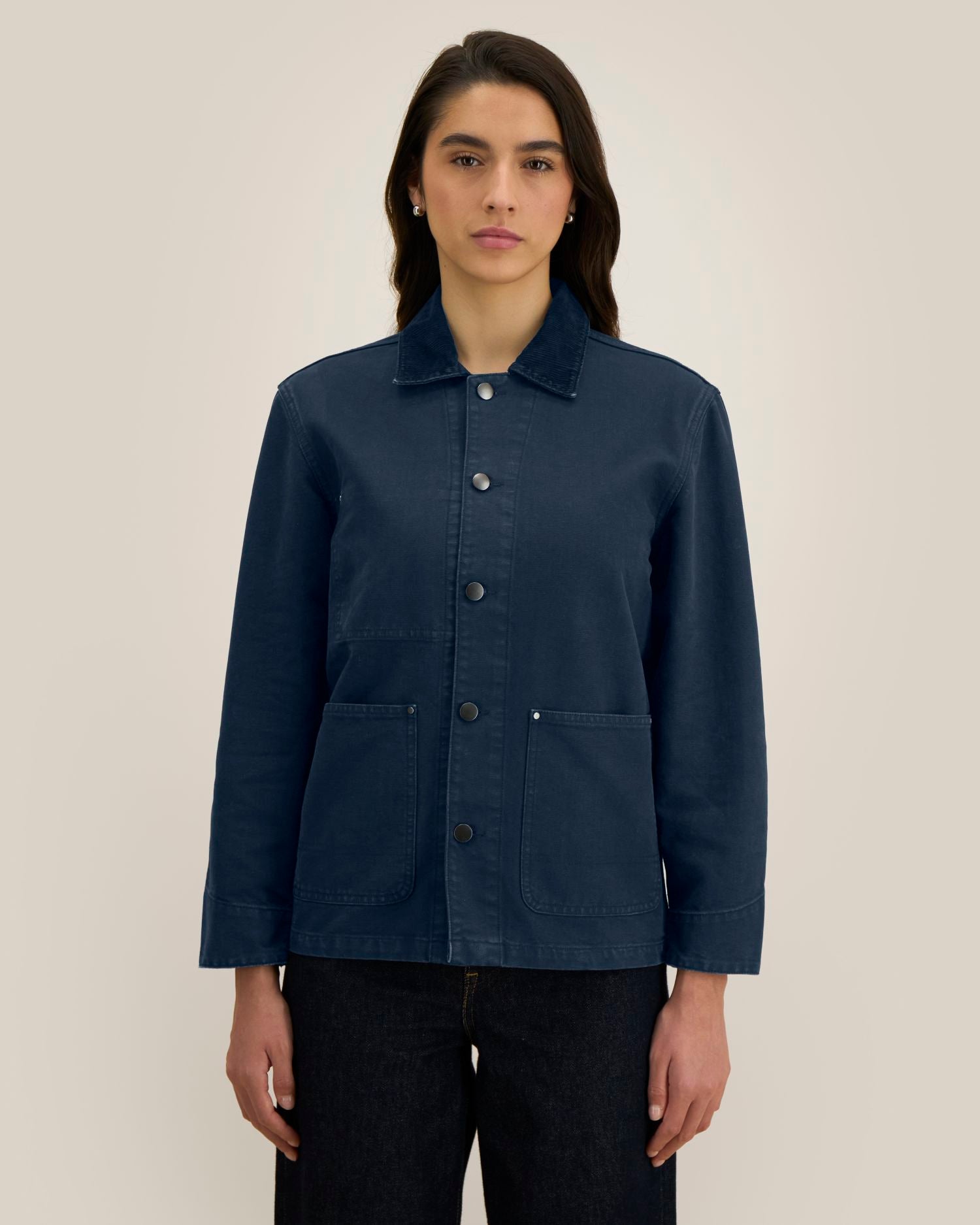 Unisex-Jacke aus stückgefärbtem Baumwoll-Canvas – 379 GSM | Arbeitsjacke – STJU294