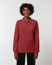 Unisex Organic Long Sleeve Polo Shirt | Prepster STPU332