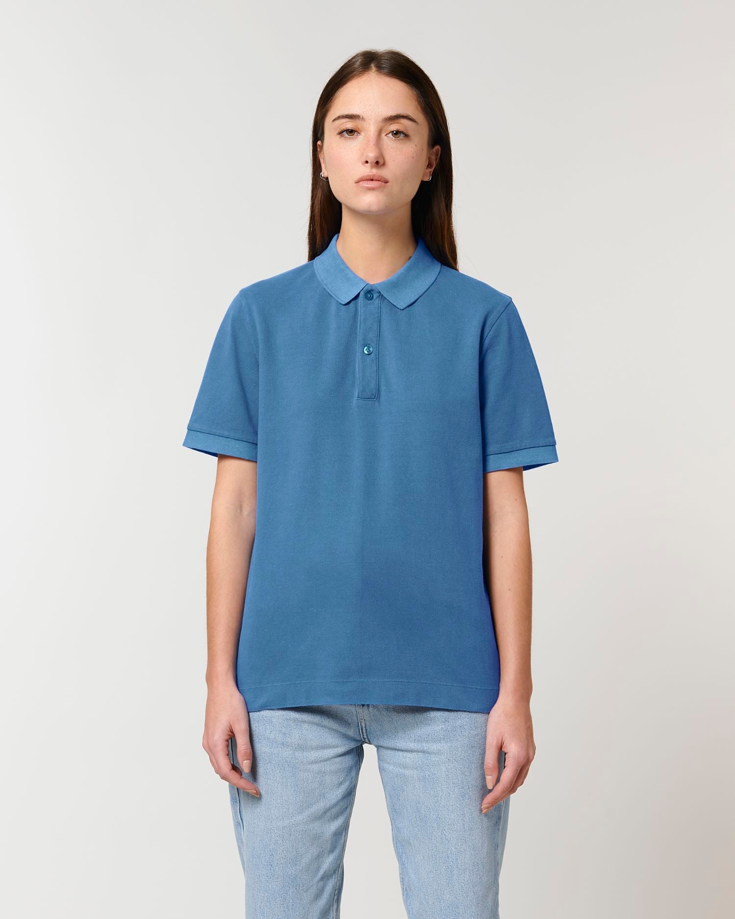 Unisex Garment-Dyed Organic Polo - 230 g/m² | Prepster Vintage Polos - STPU335