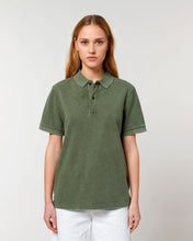 Unisex Garment-Dyed Organic Polo - 230 g/m² | Prepster Vintage Polos - STPU335