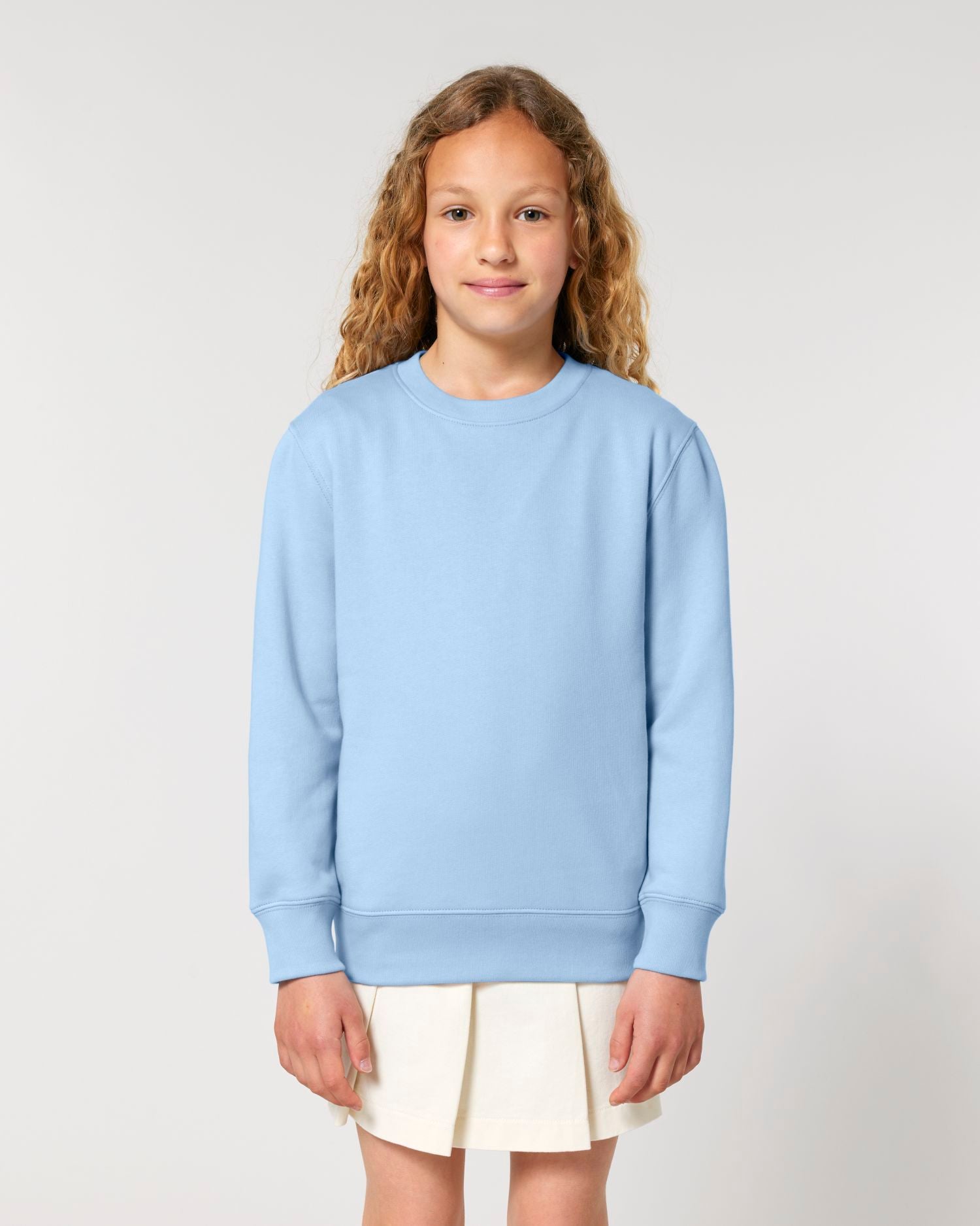 Kinderen' Organische Crew Neck Sweatshirt - 300 GSM | Mini Changer 2.0 STSK181