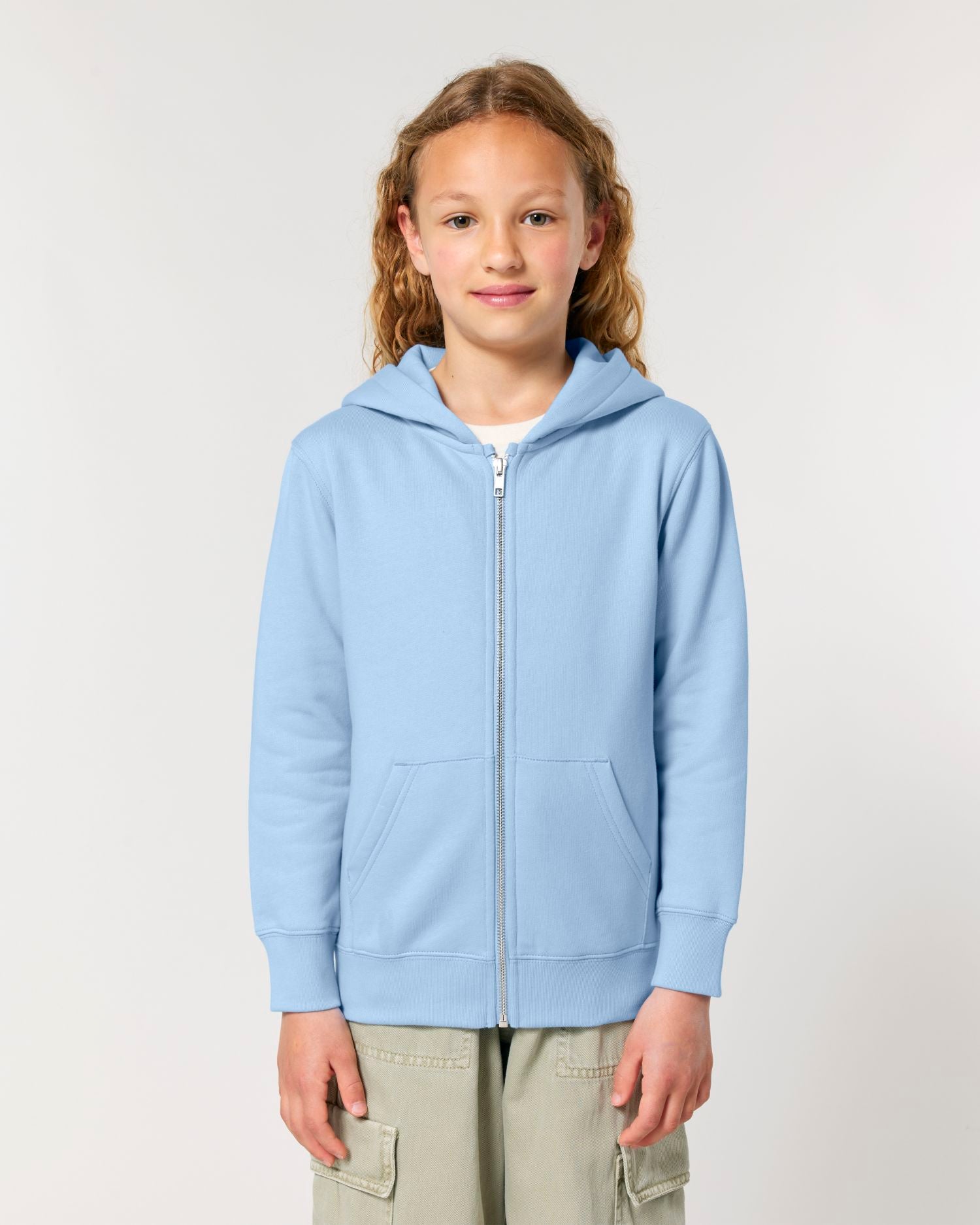 Kinderen's Organische Zip-Thru Hoodie Sweatshirt - 300 GSM | Mini Cultivator 2.0 STSK182