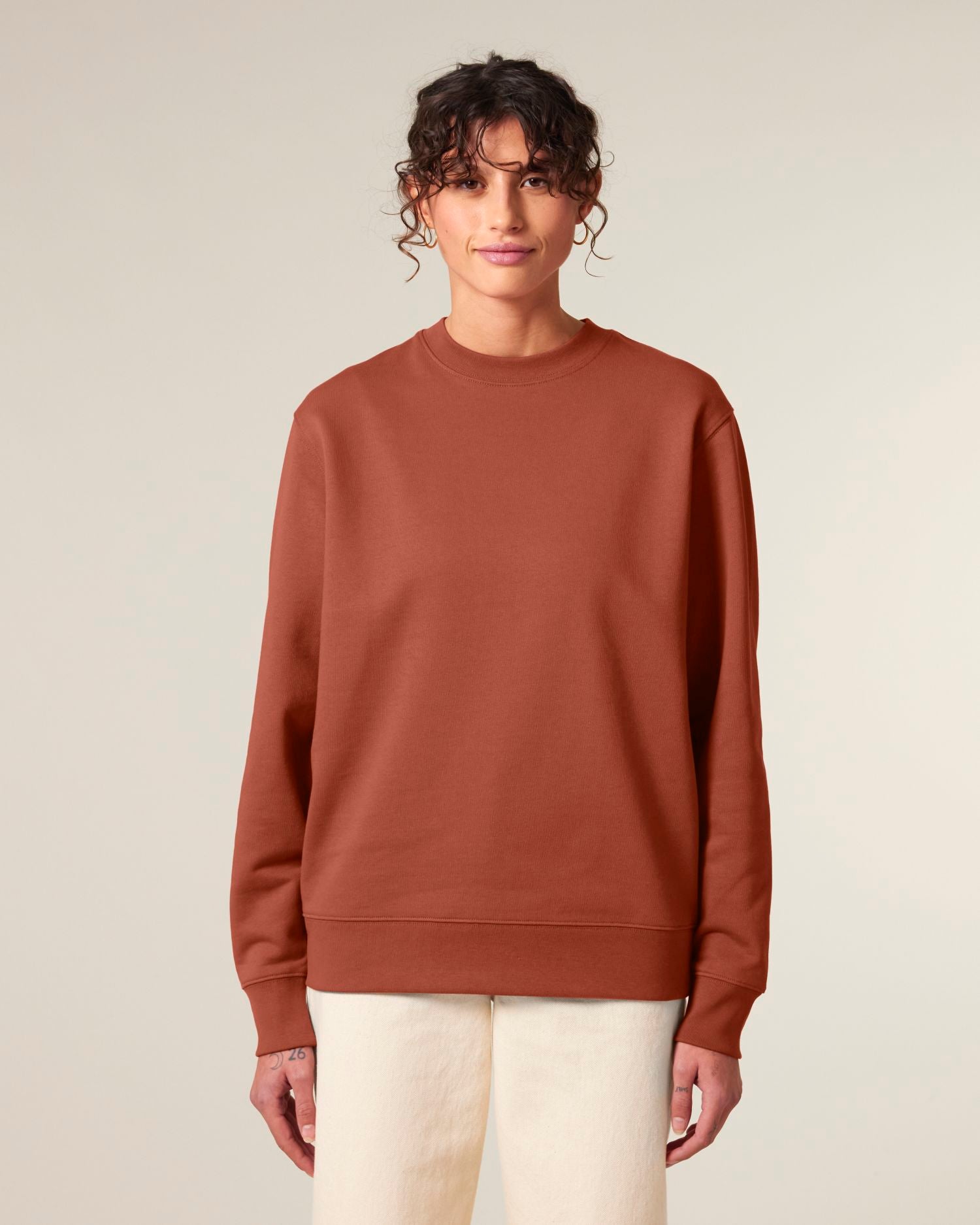 Unisex Crew Neck Sweatshirt - Organic Cotton 350 GSM | STSU178 Changer 2.0