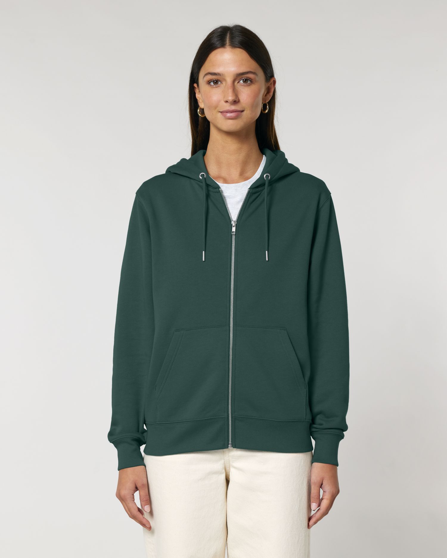 Unisex-Hoodie mit Reißverschluss – Bio-Baumwolle 350 GSM | Cultivator 2.0 Zipthru STSU179