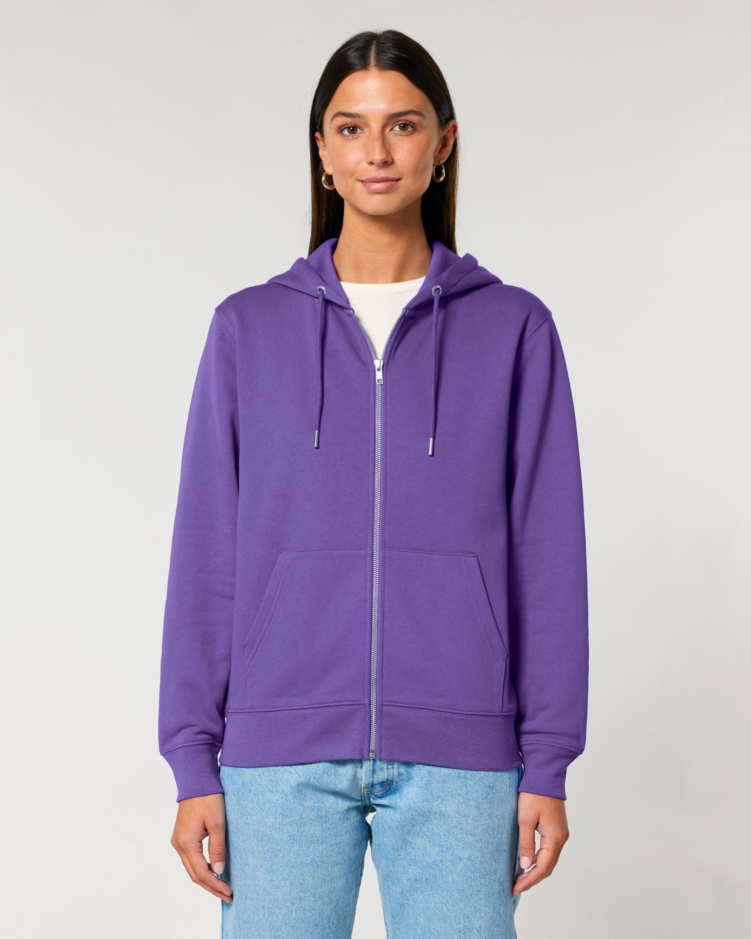 Unisex-Hoodie mit Reißverschluss – Bio-Baumwolle 350 GSM | Cultivator 2.0 Zipthru STSU179
