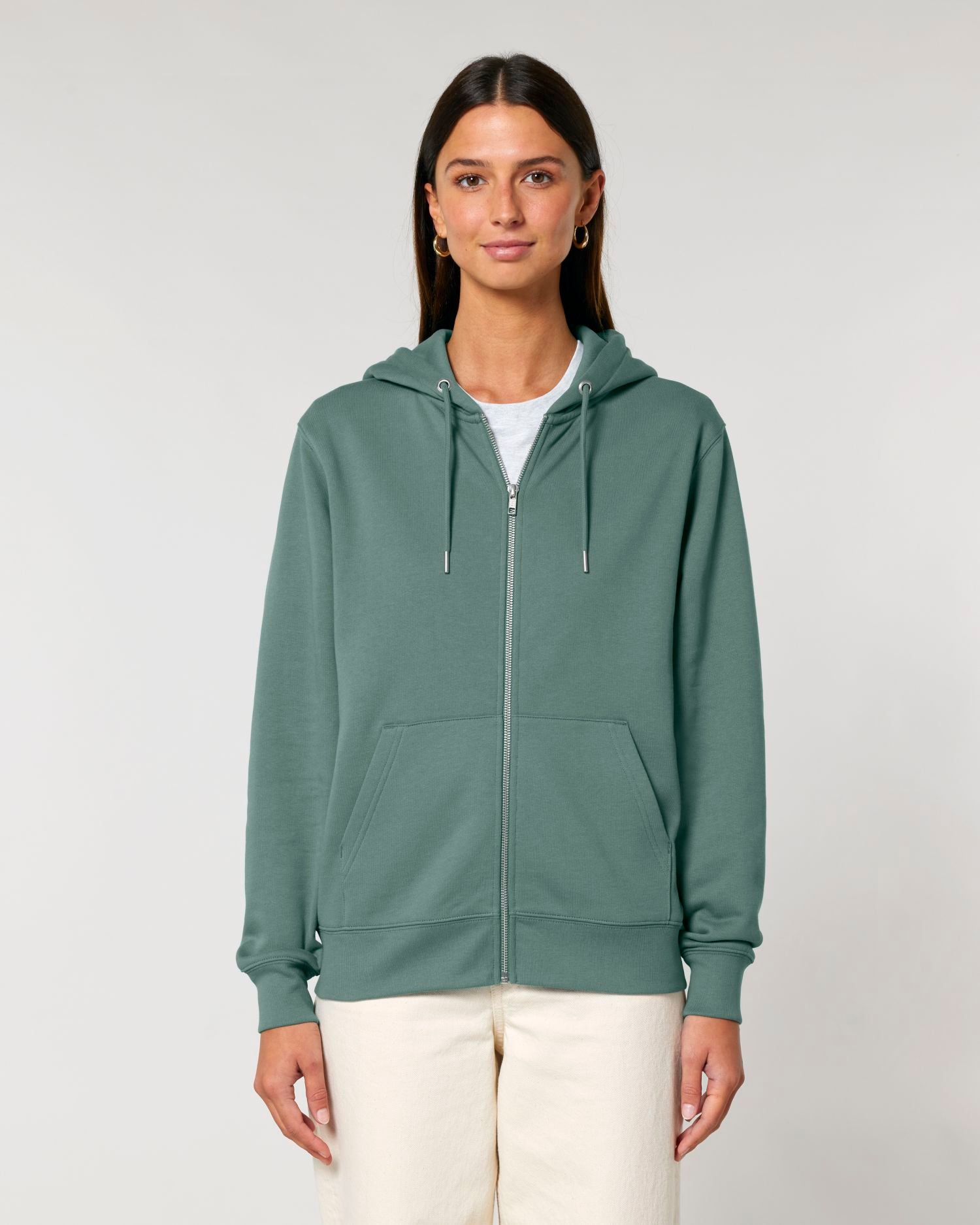 Unisex-Hoodie mit Reißverschluss – Bio-Baumwolle 350 GSM | Cultivator 2.0 Zipthru STSU179