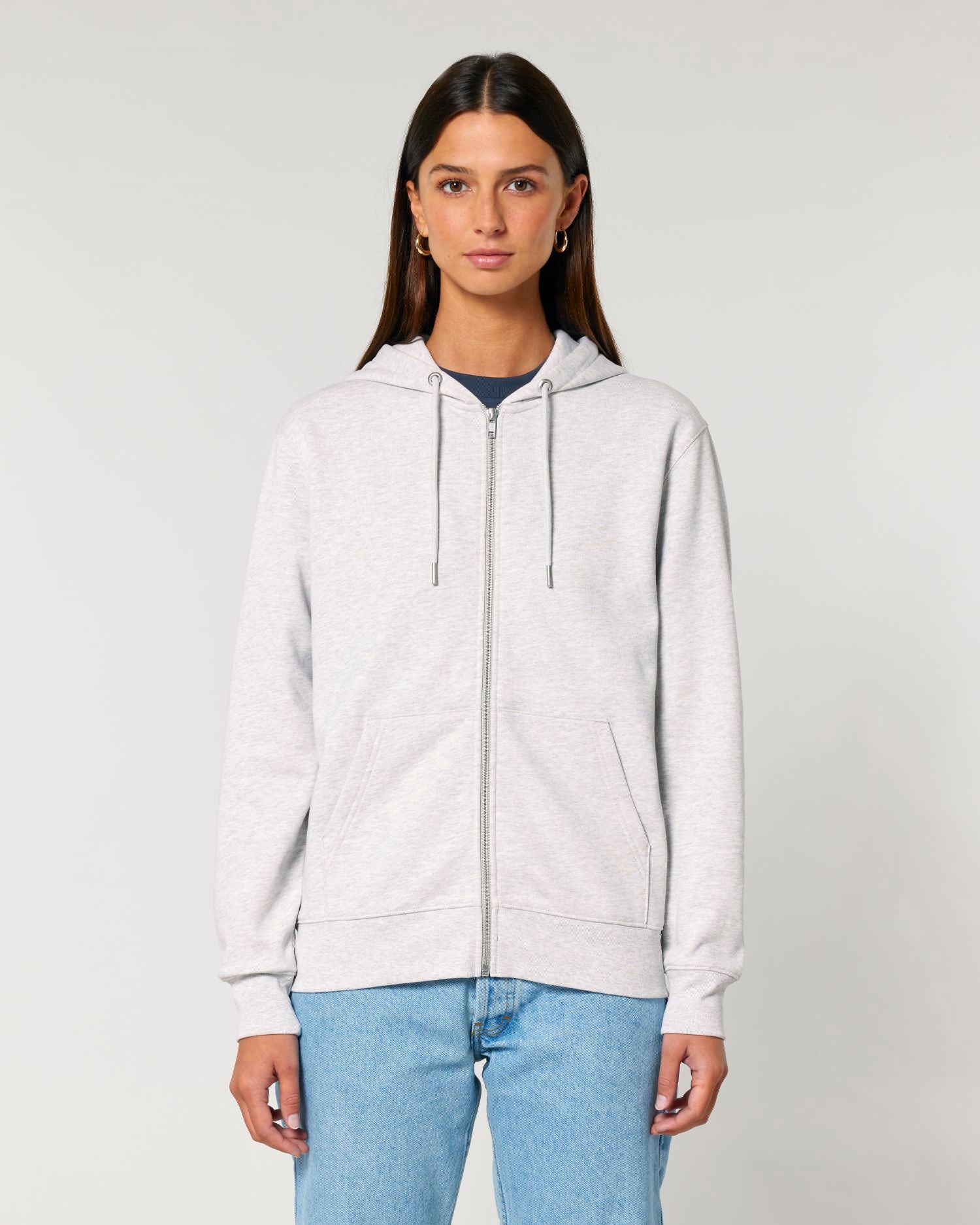 Unisex-Hoodie mit Reißverschluss – Bio-Baumwolle 350 GSM | Cultivator 2.0 Zipthru STSU179