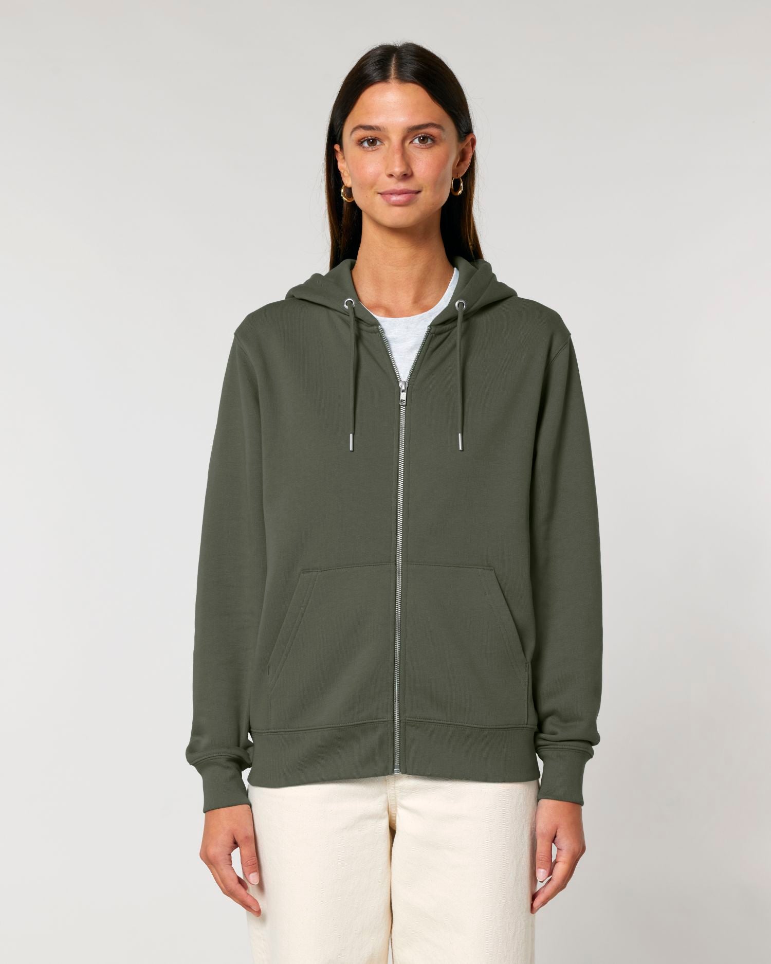 Unisex-Hoodie mit Reißverschluss – Bio-Baumwolle 350 GSM | Cultivator 2.0 Zipthru STSU179